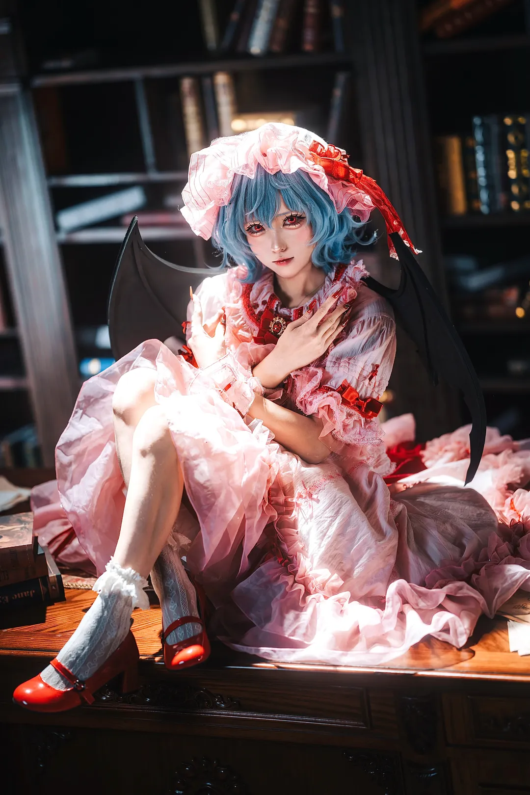 东方Project, 蕾米莉亚cos, 红魔馆, cosplay摄影, 吸血鬼 - 第3张