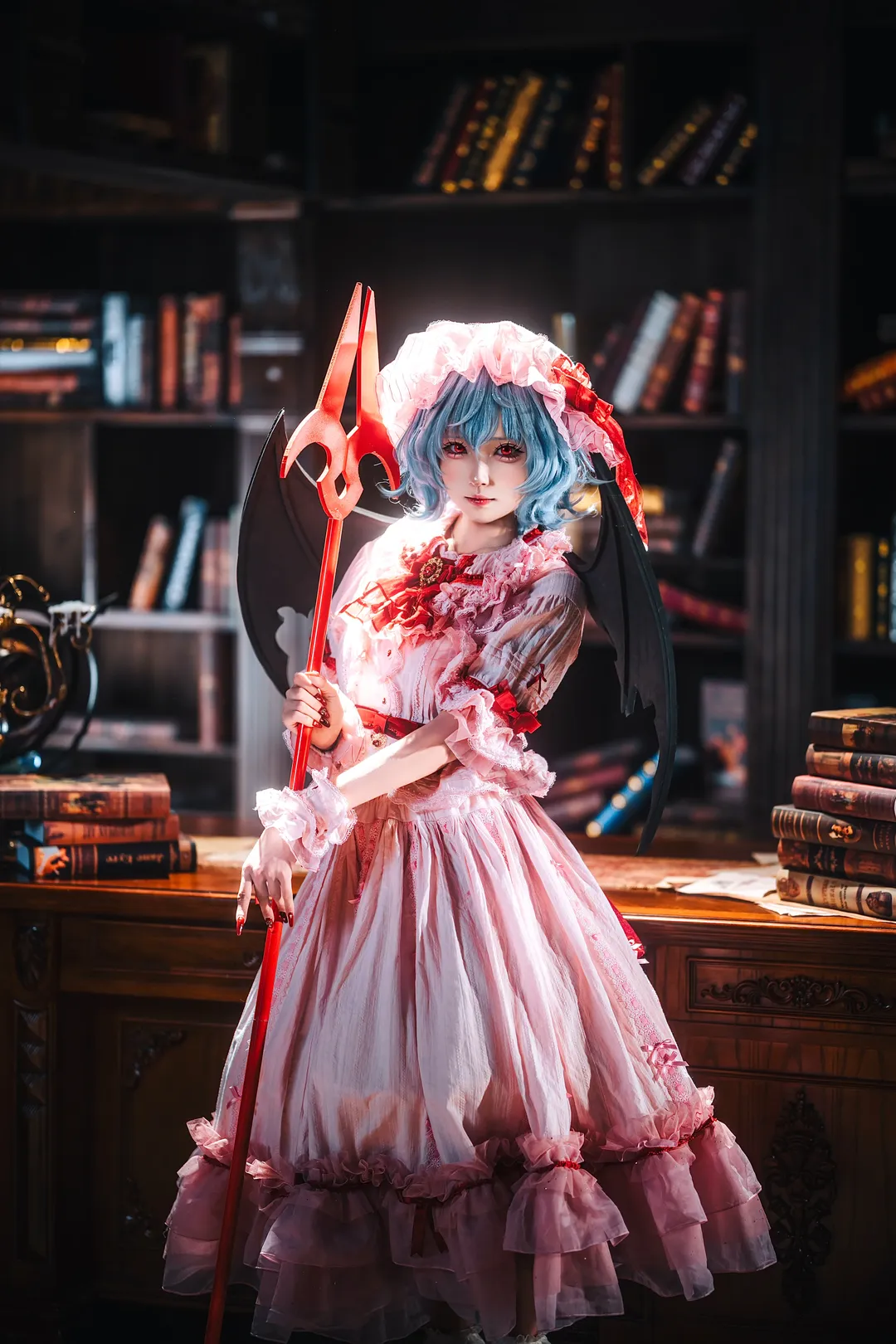 东方Project, 蕾米莉亚cos, 红魔馆, cosplay摄影, 吸血鬼 - 第4张