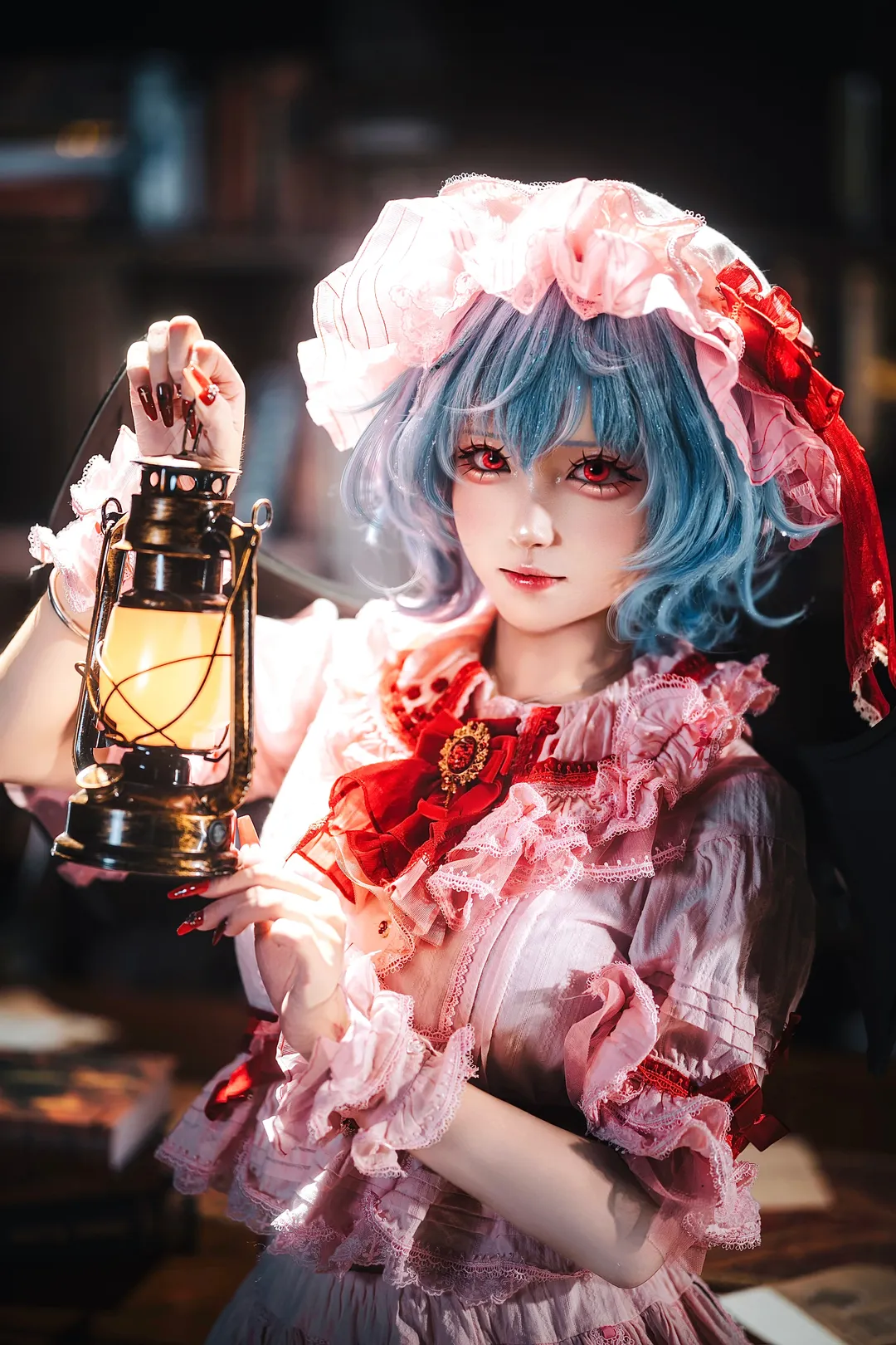 东方Project, 蕾米莉亚cos, 红魔馆, cosplay摄影, 吸血鬼 - 第5张