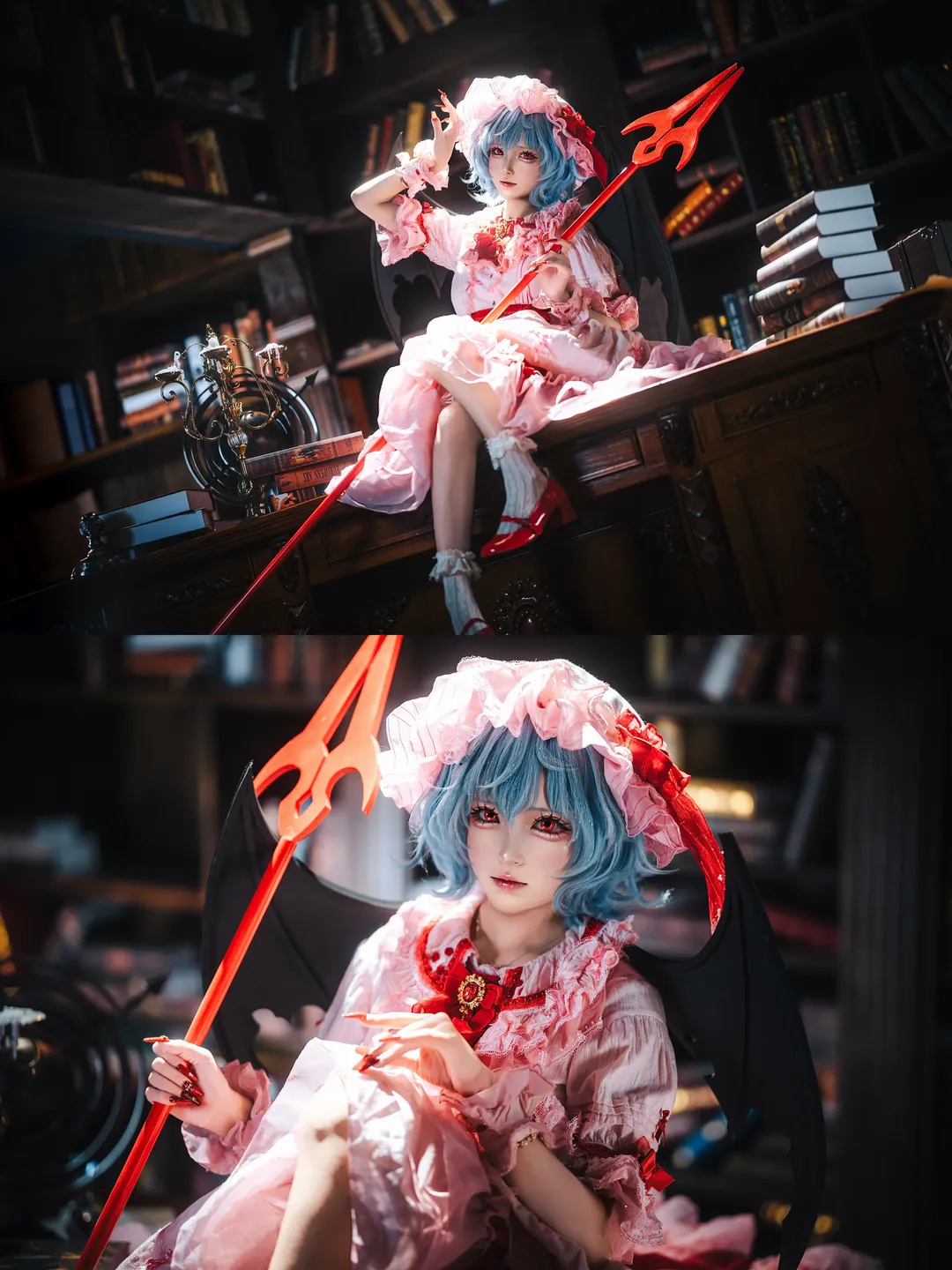 东方Project, 蕾米莉亚cos, 红魔馆, cosplay摄影, 吸血鬼 - 第7张