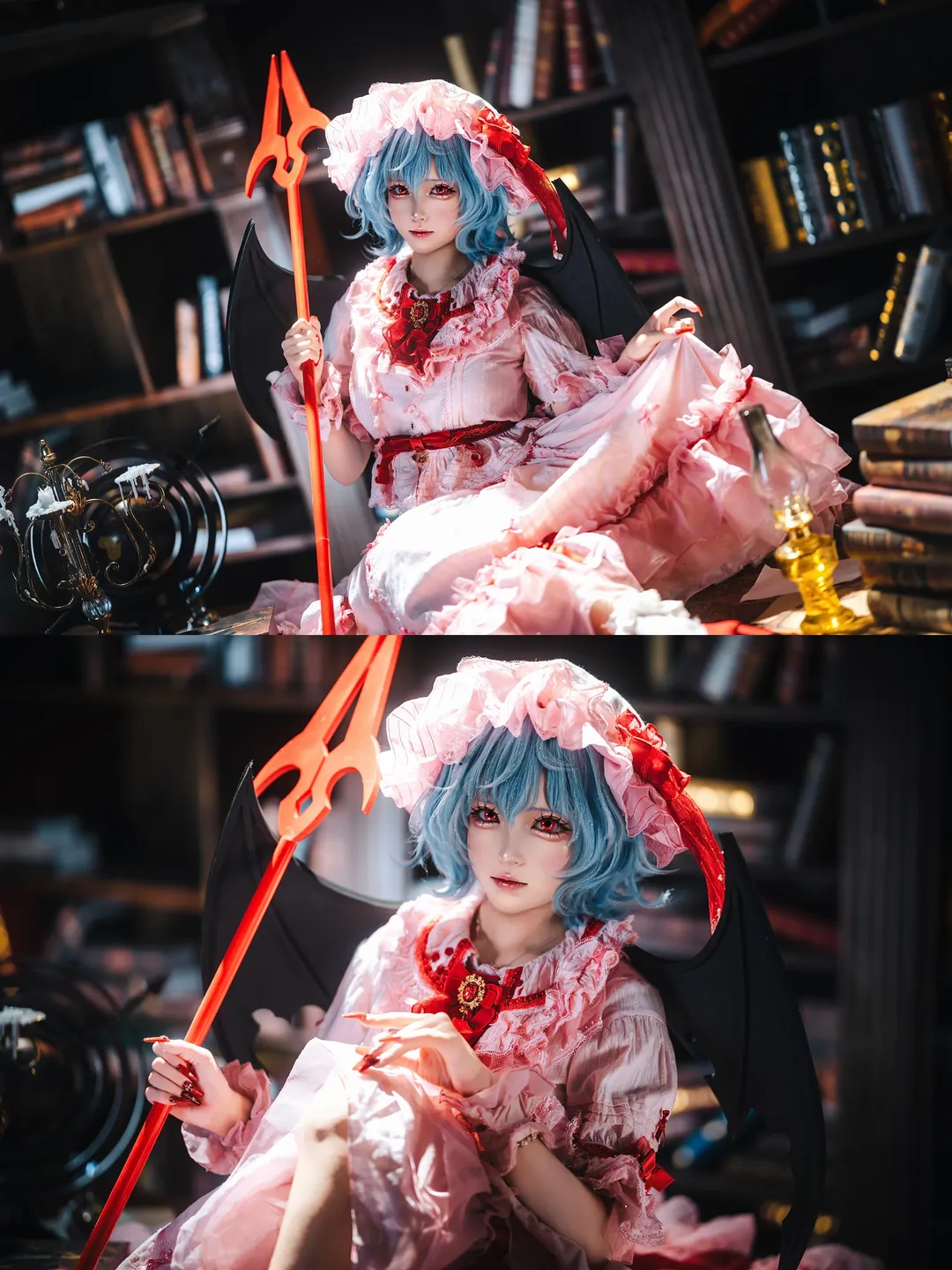 东方Project, 蕾米莉亚cos, 红魔馆, cosplay摄影, 吸血鬼 - 第8张