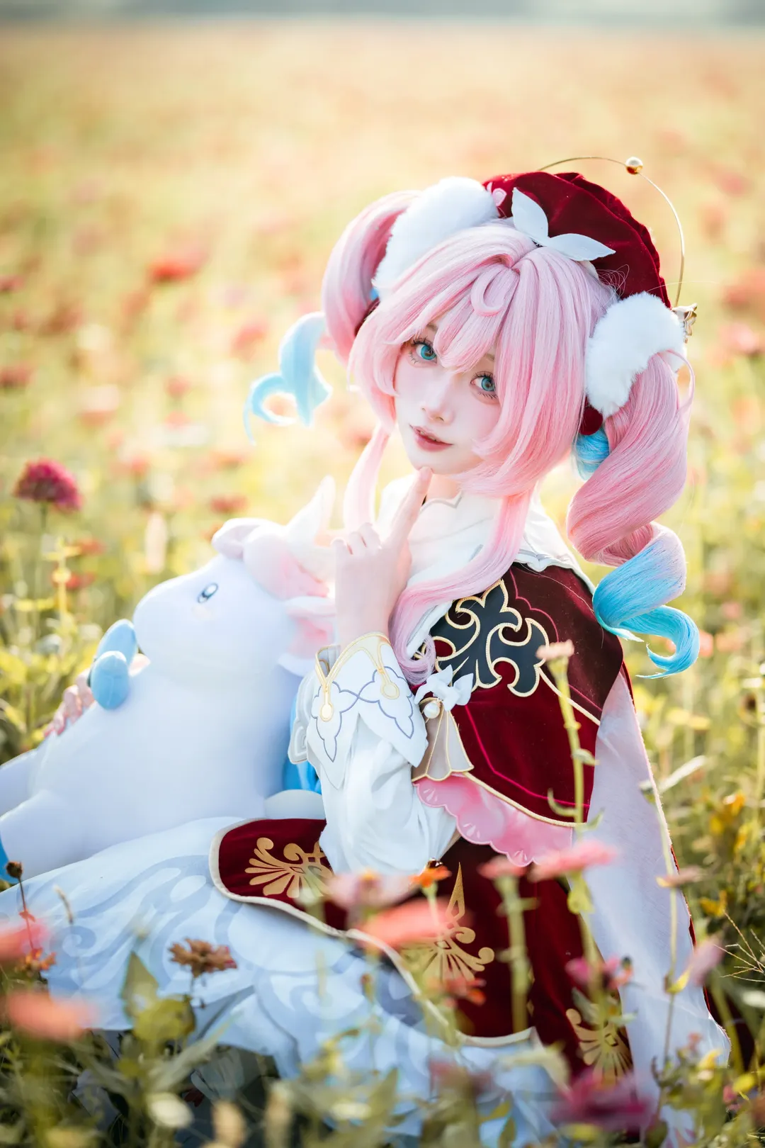 崩壊：スターレイル, 花畑の撮影, ヒアシンシア コスプレ, 二次元コスプレ, コスプレロケ