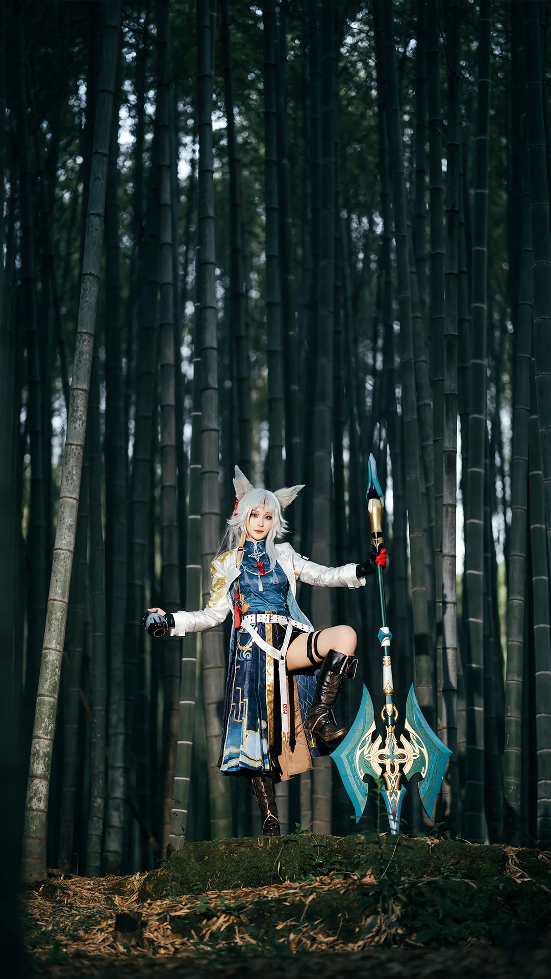 崩坏星穹铁道, 二次元cos, 飞霄cos, cosplay摄影, 竹林外景 - 第4张