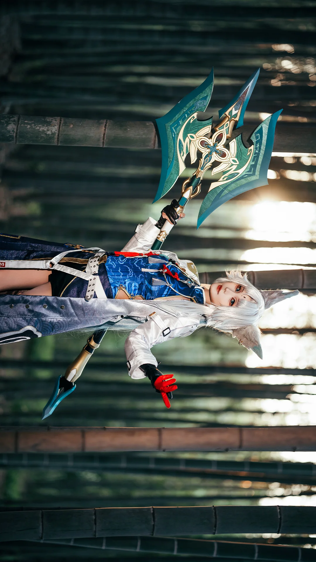 崩坏星穹铁道, 二次元cos, 飞霄cos, cosplay摄影, 竹林外景 - 第5张