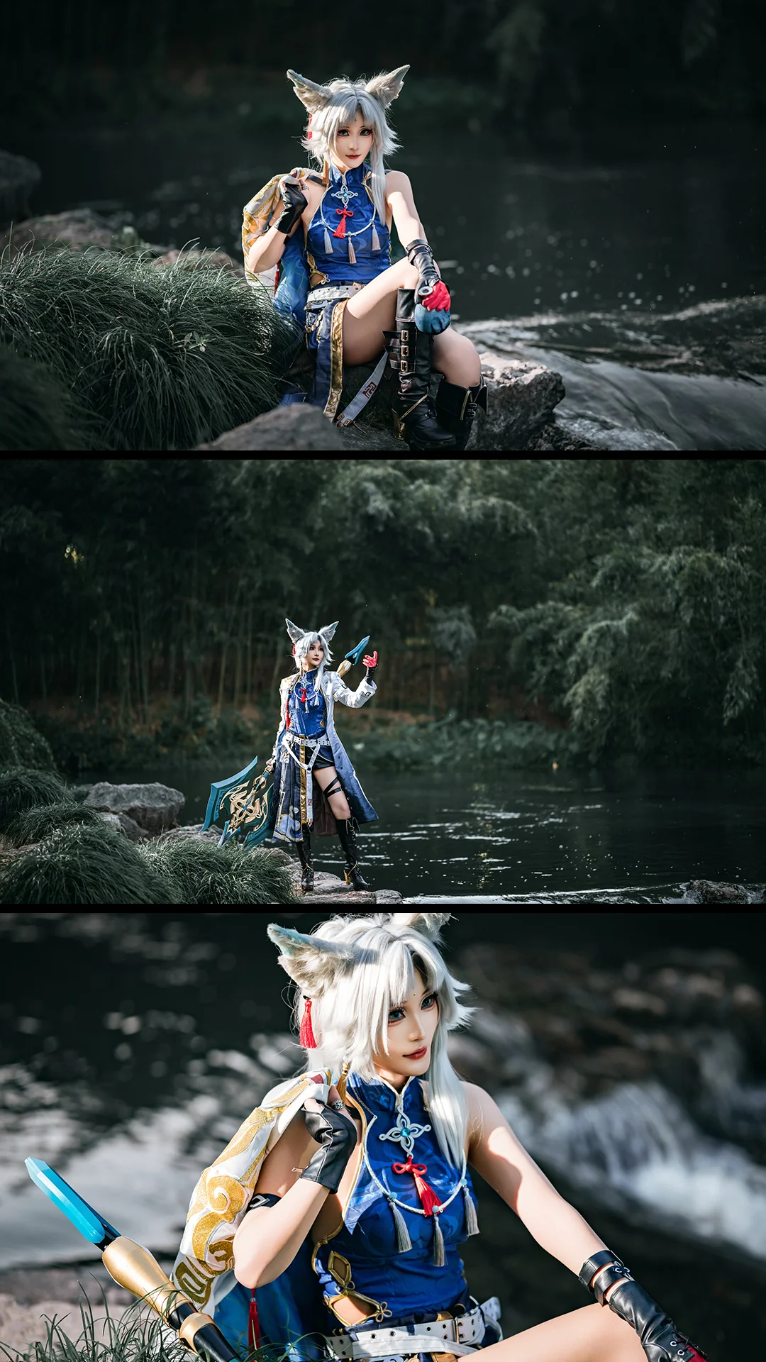 崩坏星穹铁道, 二次元cos, 飞霄cos, cosplay摄影, 竹林外景 - 第6张