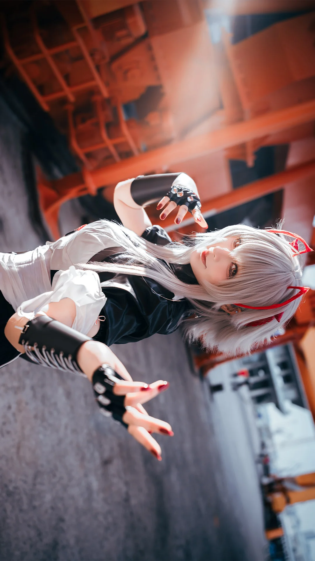 Cosplay摄影, 明日方舟, 维什戴尔cos, 工业风外景, 索尼A7R5 - 第1张