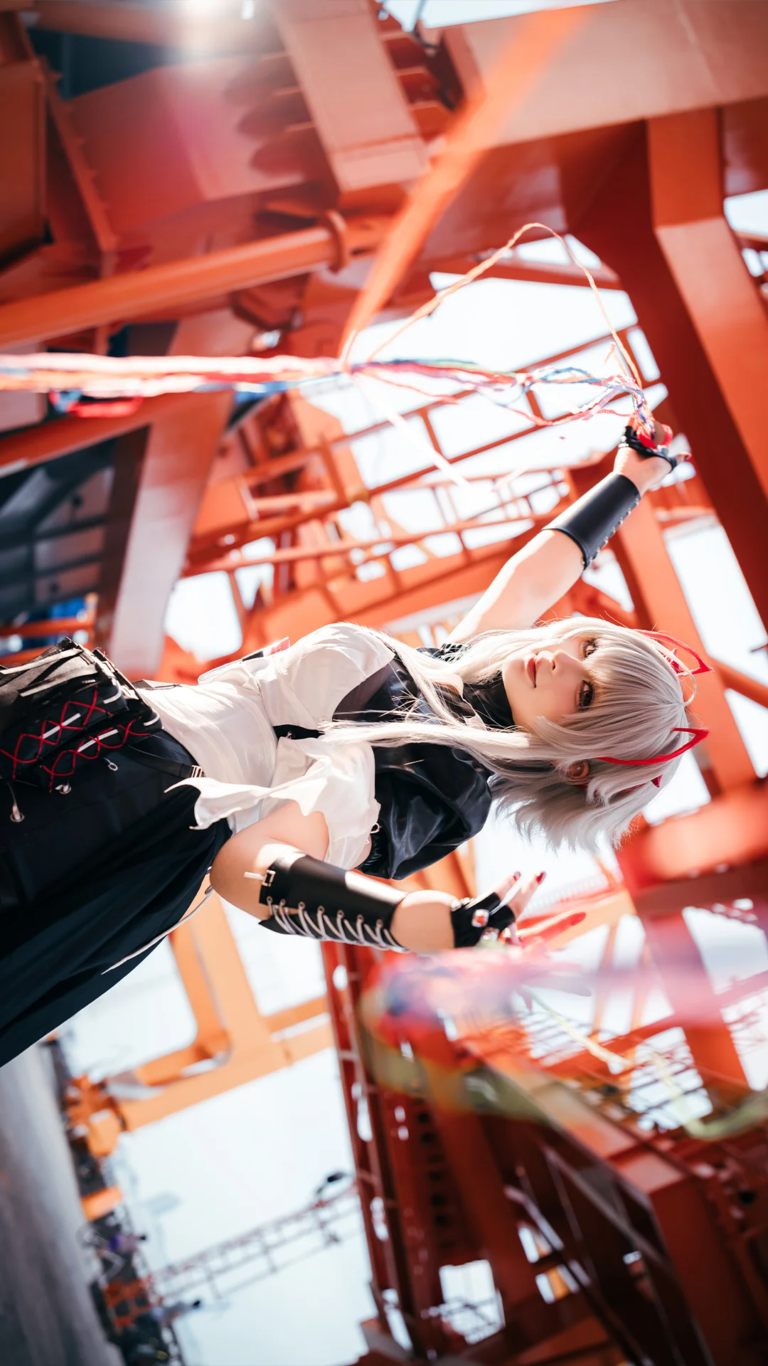 Cosplay摄影, 明日方舟, 维什戴尔cos, 工业风外景, 索尼A7R5 - 第4张