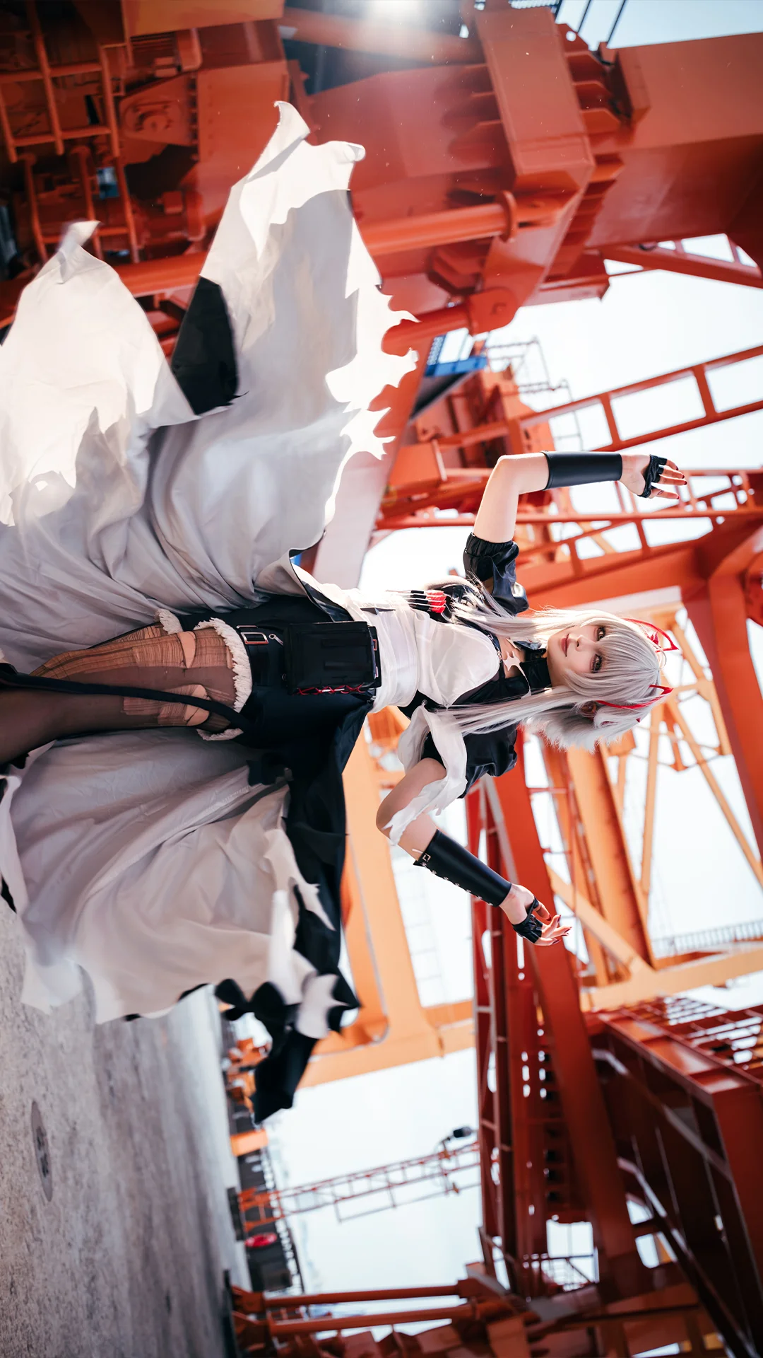 Cosplay摄影, 明日方舟, 维什戴尔cos, 工业风外景, 索尼A7R5 - 第7张
