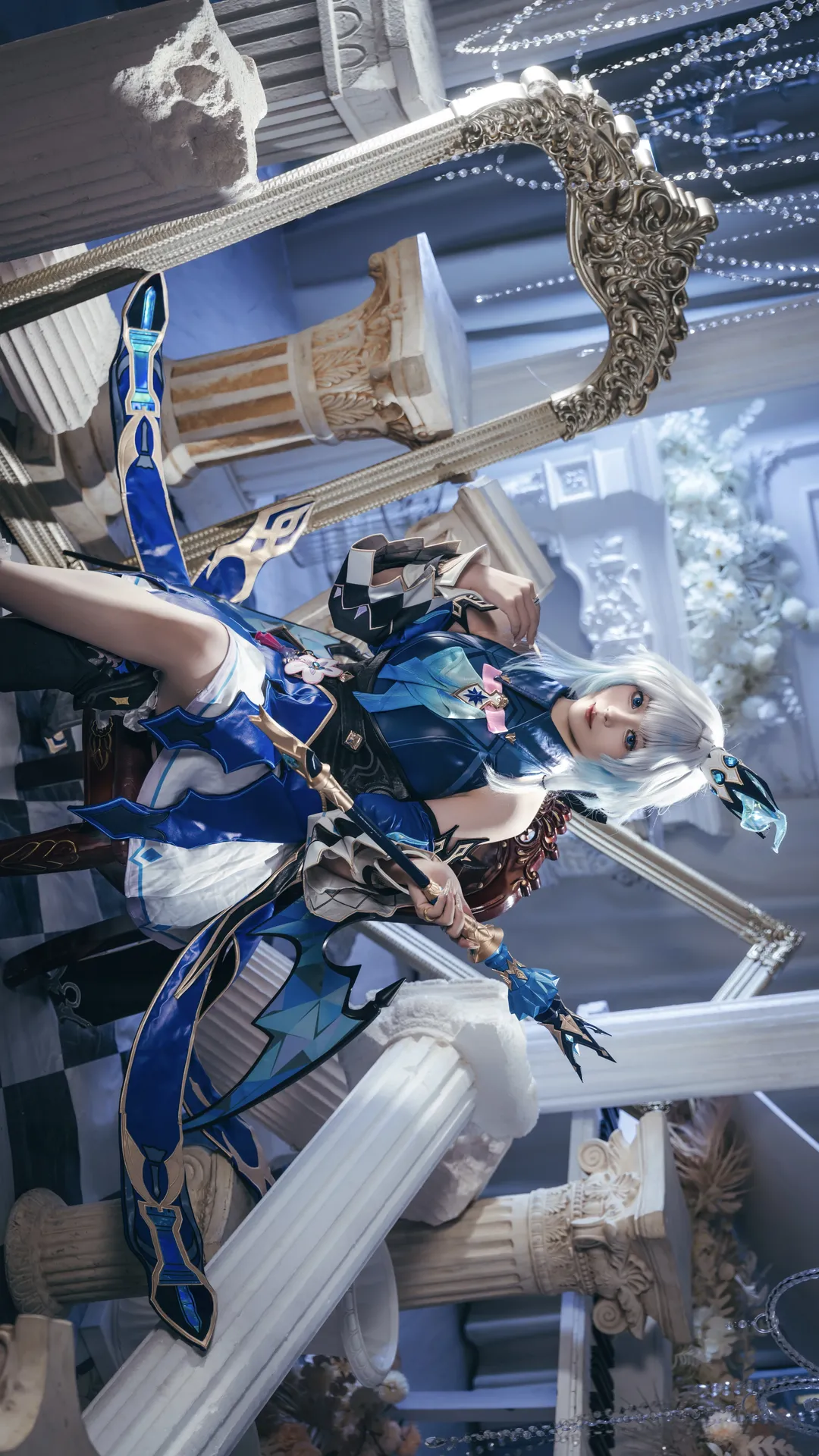 崩壊：スターレイル, コスプレ撮影, ケリュドラ コスプレ, 青白系コスプレ, 上級コスプレイヤー - 3枚目