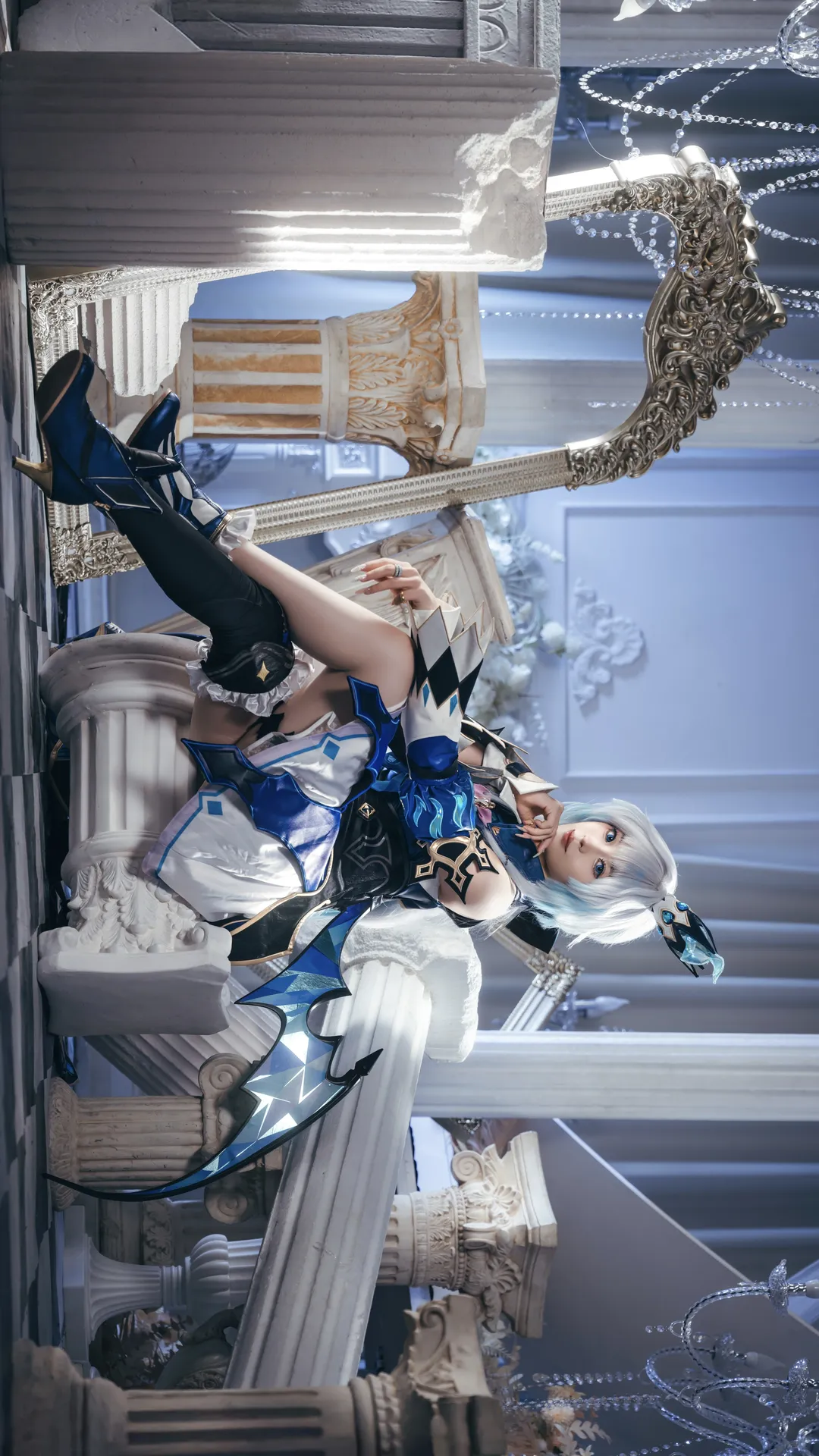崩壊：スターレイル, コスプレ撮影, ケリュドラ コスプレ, 青白系コスプレ, 上級コスプレイヤー - 5枚目