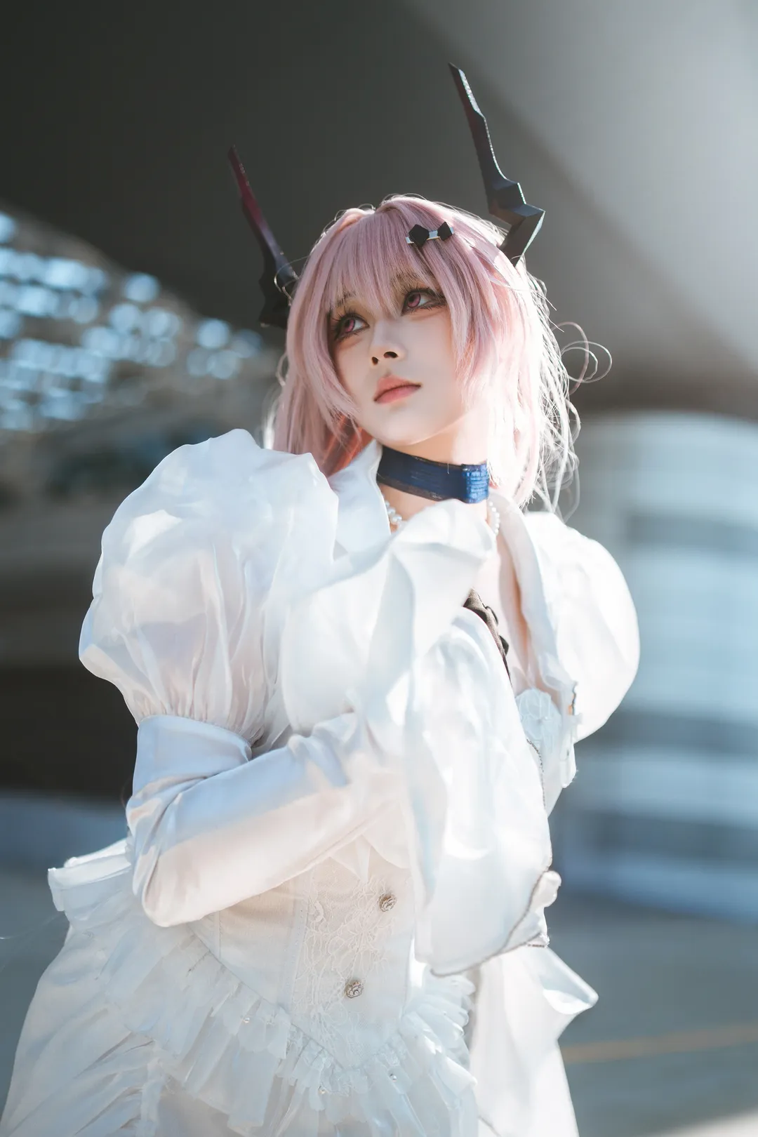 明日方舟, 漫展摄影, Cosplay分享, 特蕾西亚cos, 魔王礼服 - 第2张