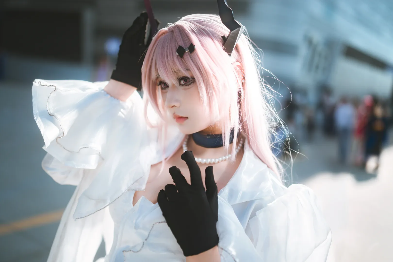明日方舟, 漫展摄影, Cosplay分享, 特蕾西亚cos, 魔王礼服 - 第4张