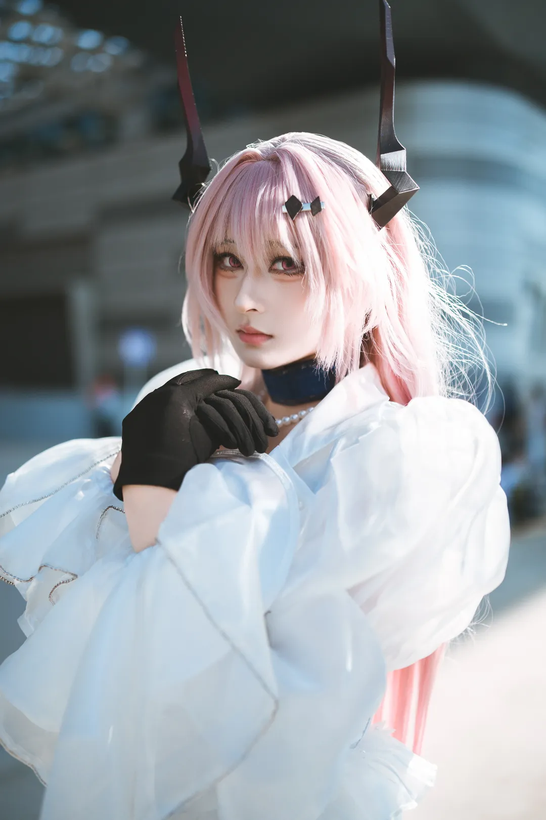 明日方舟, 漫展摄影, Cosplay分享, 特蕾西亚cos, 魔王礼服 - 第5张