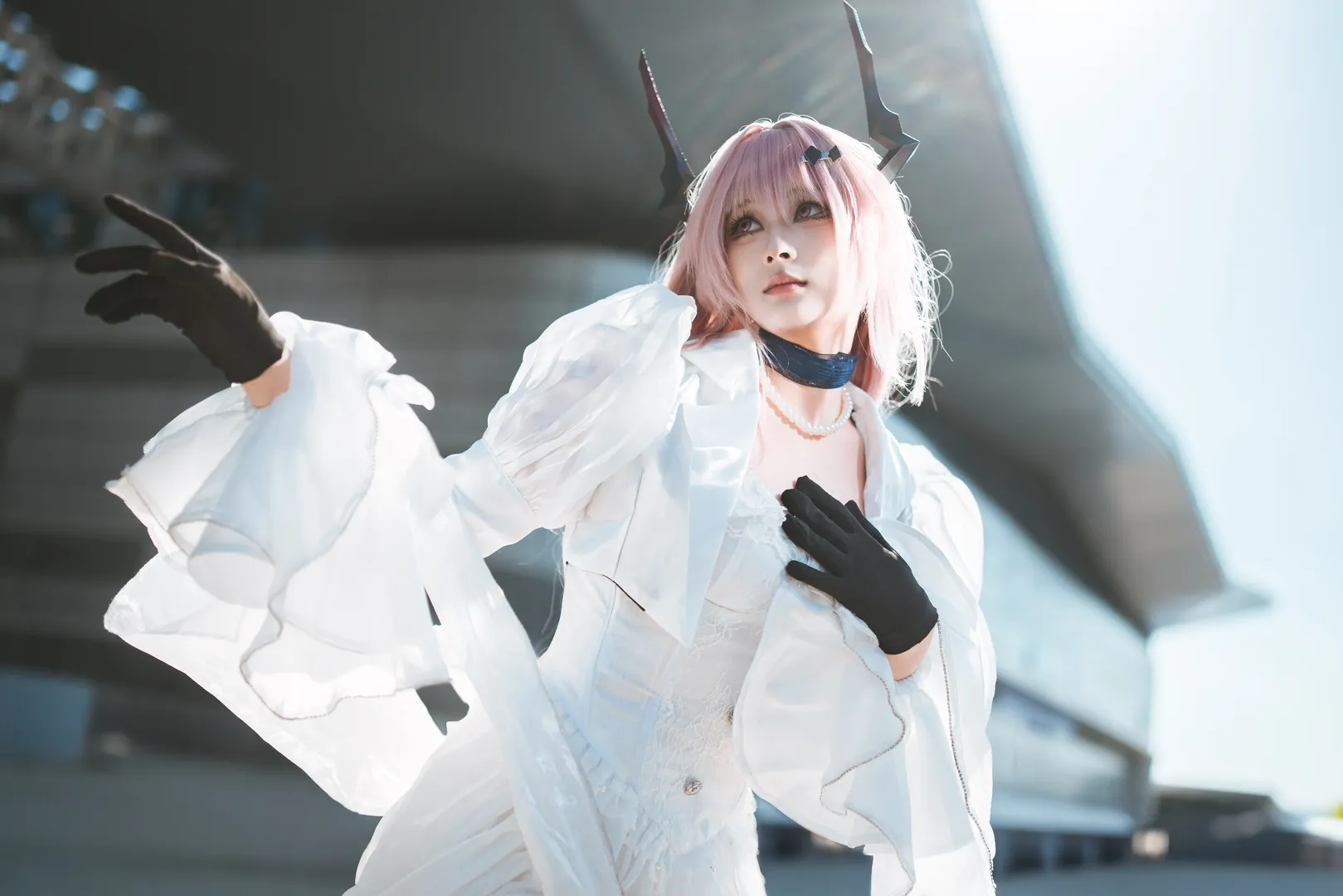 明日方舟, 漫展摄影, Cosplay分享, 特蕾西亚cos, 魔王礼服 - 第7张