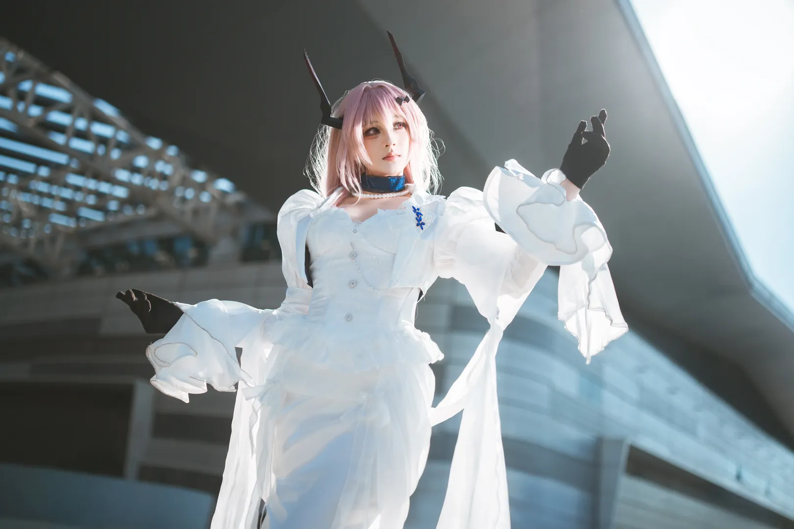 明日方舟, 漫展摄影, Cosplay分享, 特蕾西亚cos, 魔王礼服 - 第8张