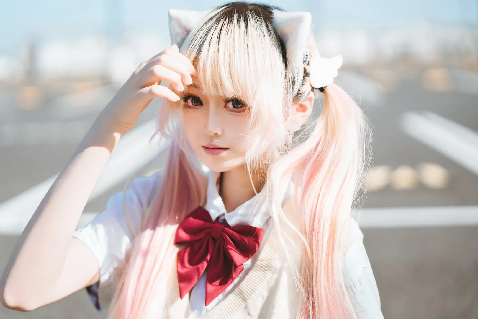 2次元少女, 日本風写真, 杭州の撮影予約, JK猫娘コスプレ, ソニー A7M5