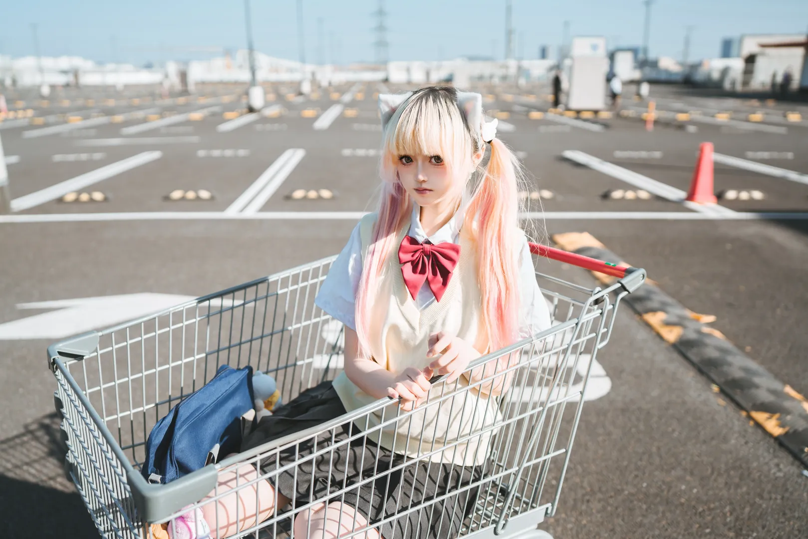 2次元少女, 日本風写真, 杭州の撮影予約, JK猫娘コスプレ, ソニー A7M5 - 6枚目
