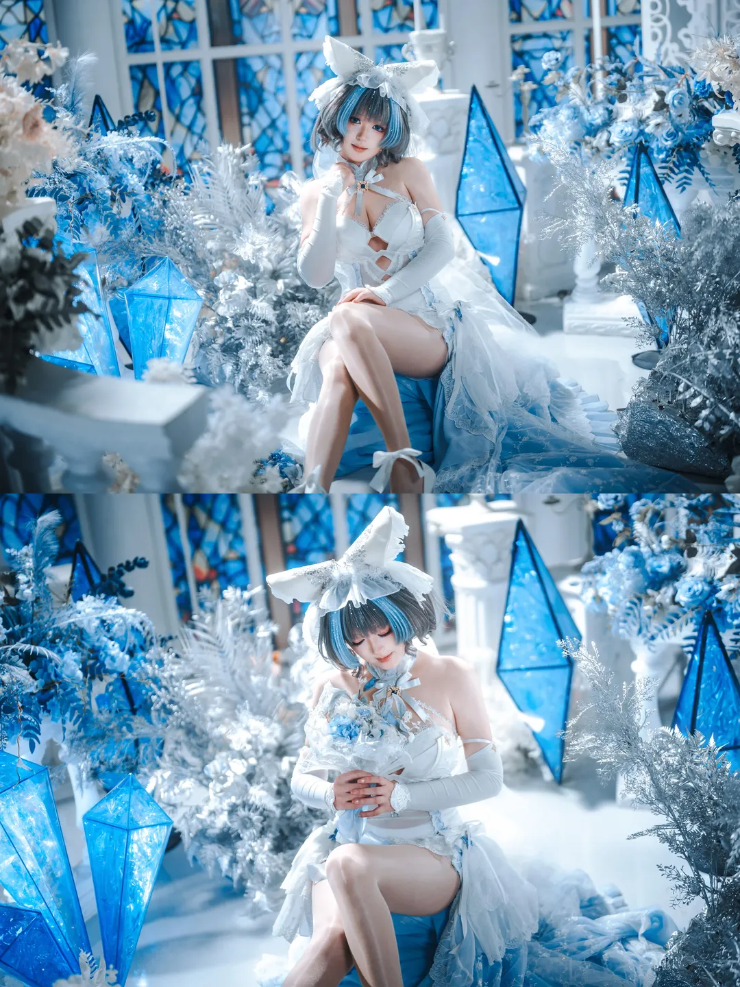 柴郡cos, 碧蓝航线, 誓约花嫁, cosplay摄影, 索尼a7m5 - 第1张