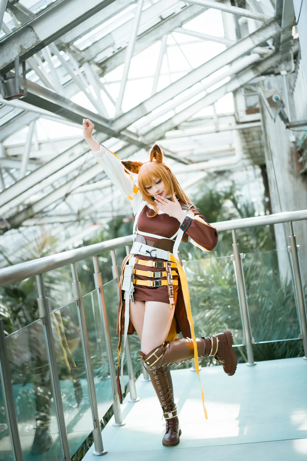 cos正片, 二次元cosplay, 明日方舟, 工业风摄影, 刻俄柏cos