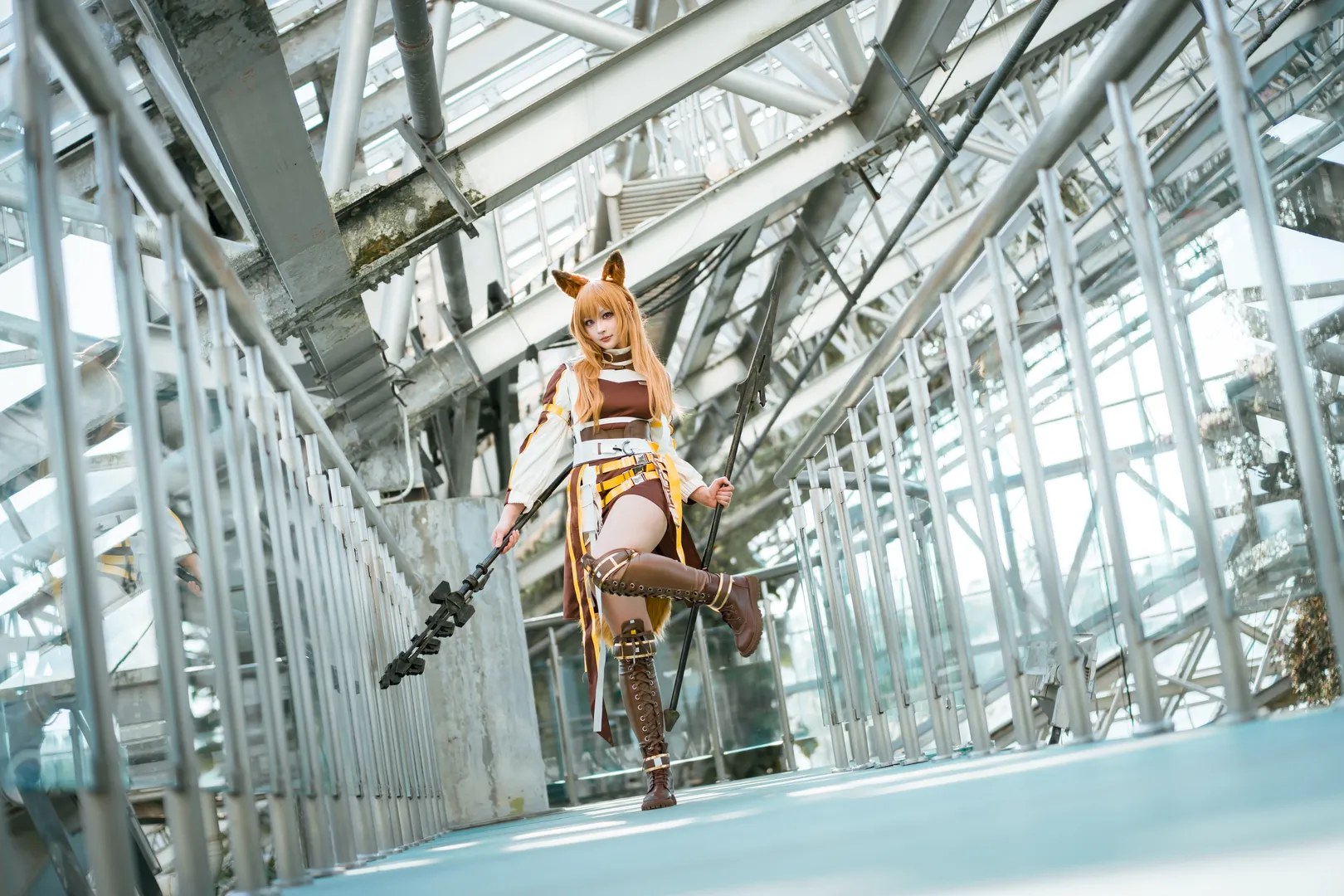 cos正片, 二次元cosplay, 明日方舟, 工业风摄影, 刻俄柏cos - 第3张