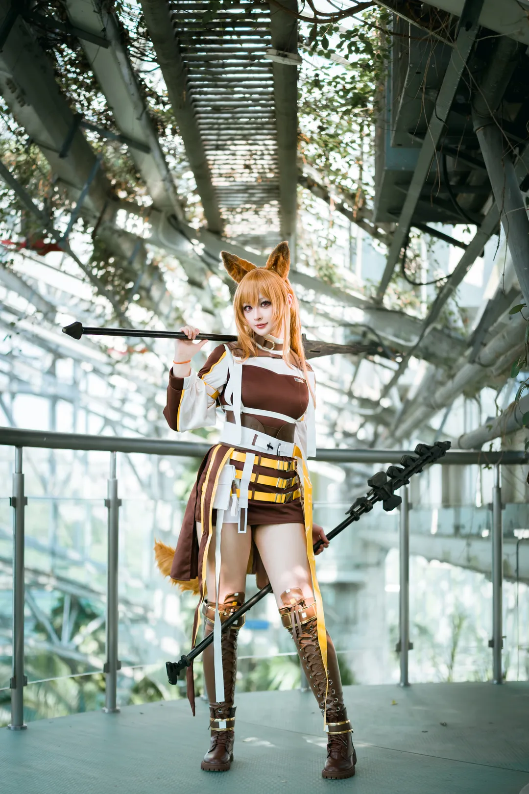 cos正片, 二次元cosplay, 明日方舟, 工业风摄影, 刻俄柏cos - 第4张