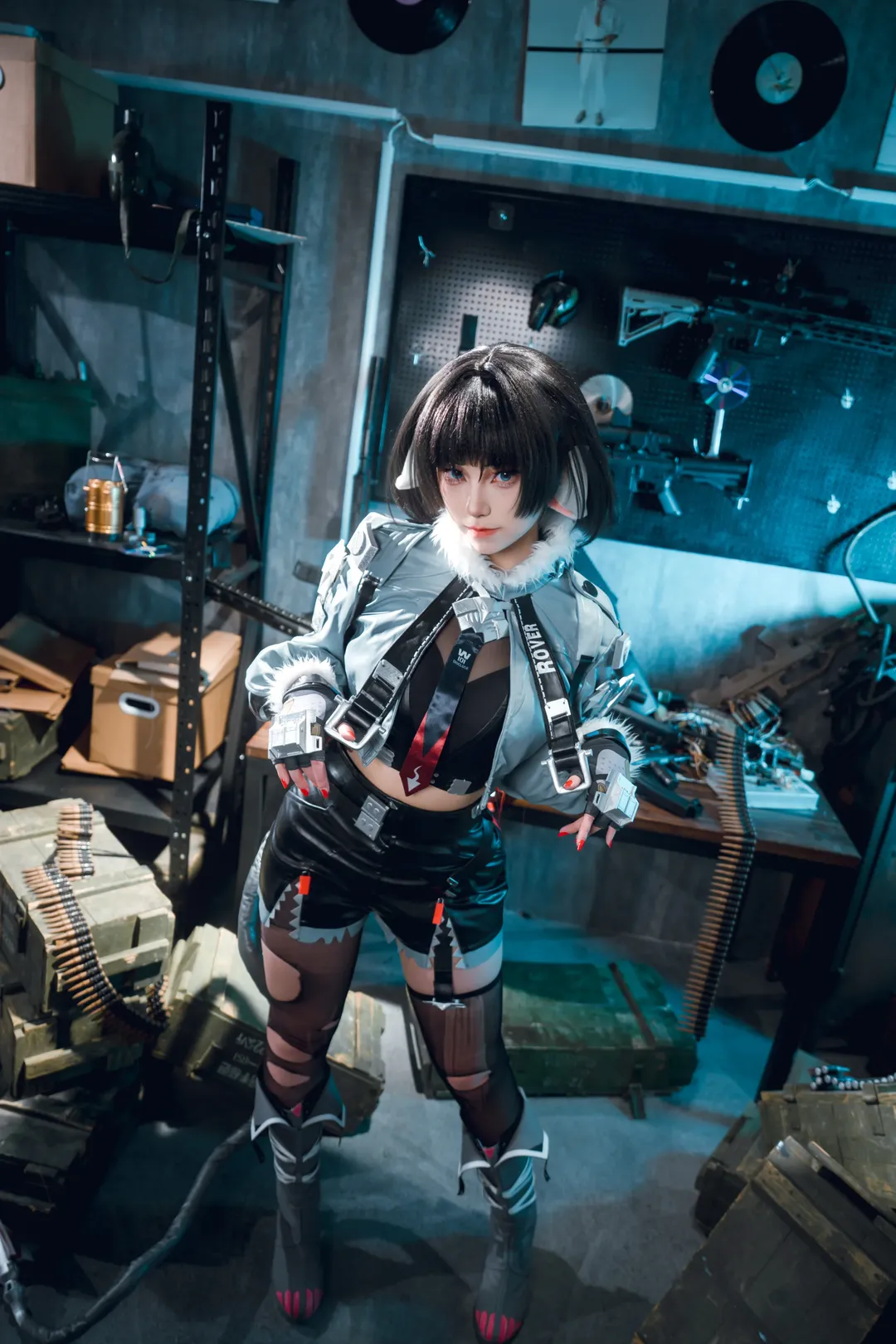 絕區零, 二次元cosplay, 戰術風, 簡杜cos, 軍械庫
