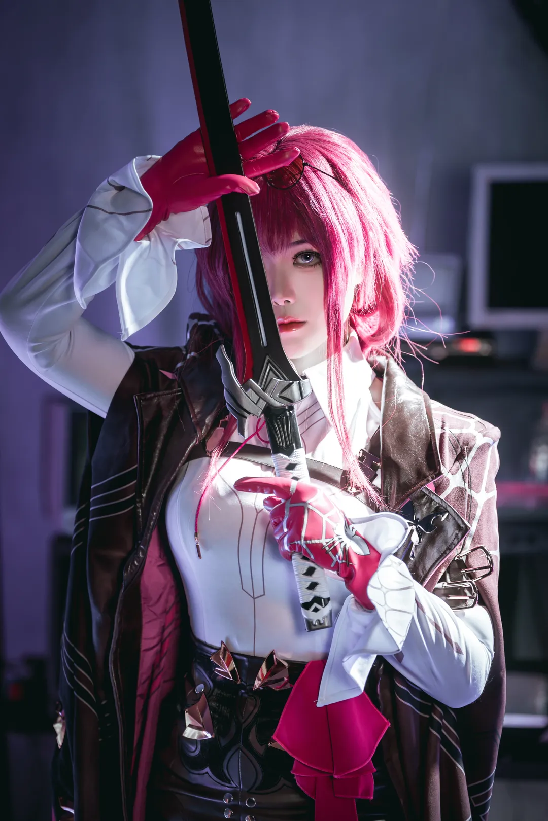 崩坏星穹铁道, 赛博朋克, 卡芙卡cos, cosplay摄影, 星核猎手 - 第1张