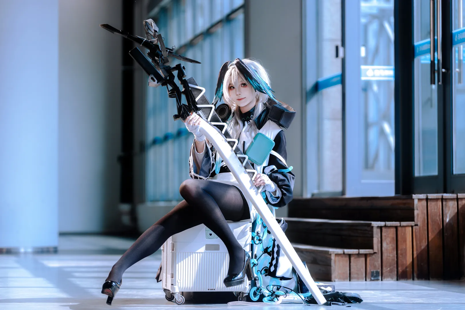 二次元摄影, 明日方舟, cosplay场照, 霍尔海雅cos, 杭州国漫