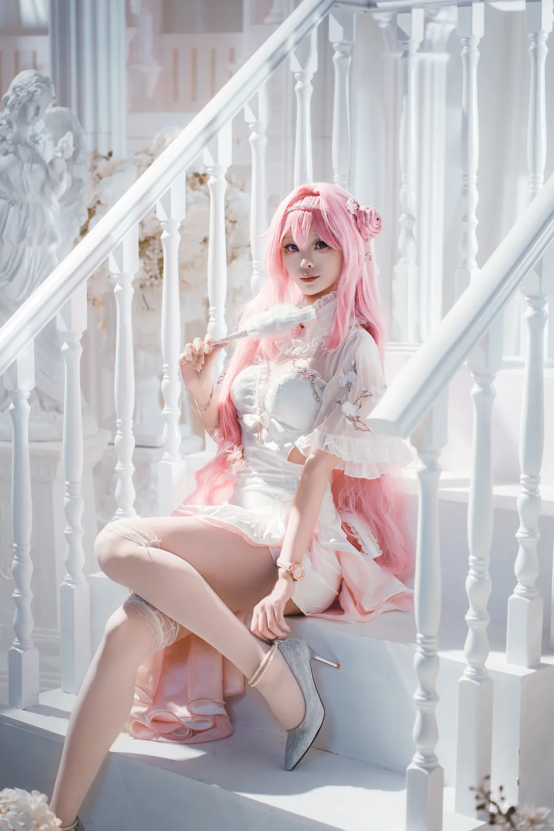二次元cosplay, 旗袍cos, 胜利女神NIKKE, 蕾丝洋装, 桃乐丝cos - 第2张