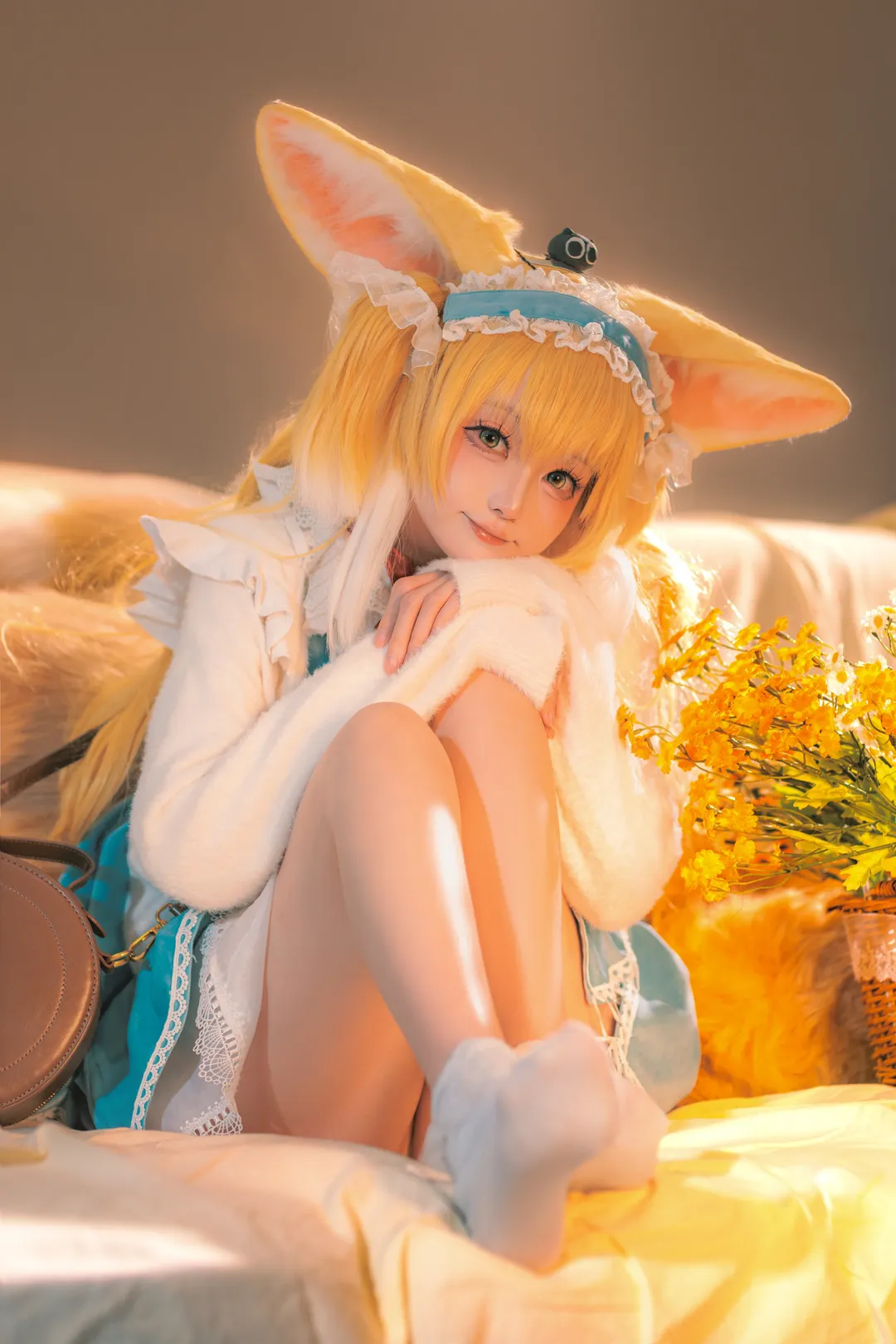 明日方舟, 铃兰cos, cosplay摄影, 二次元穿搭, 兽耳少女