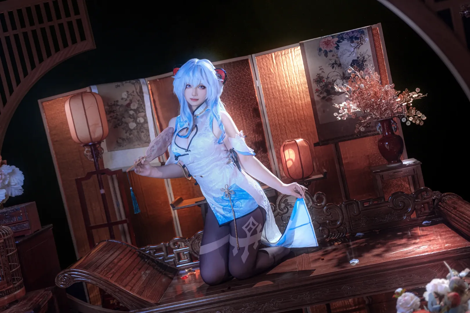 Cosplay, 原神, 甘雨cos, 旗袍, 璃月 - 第4张