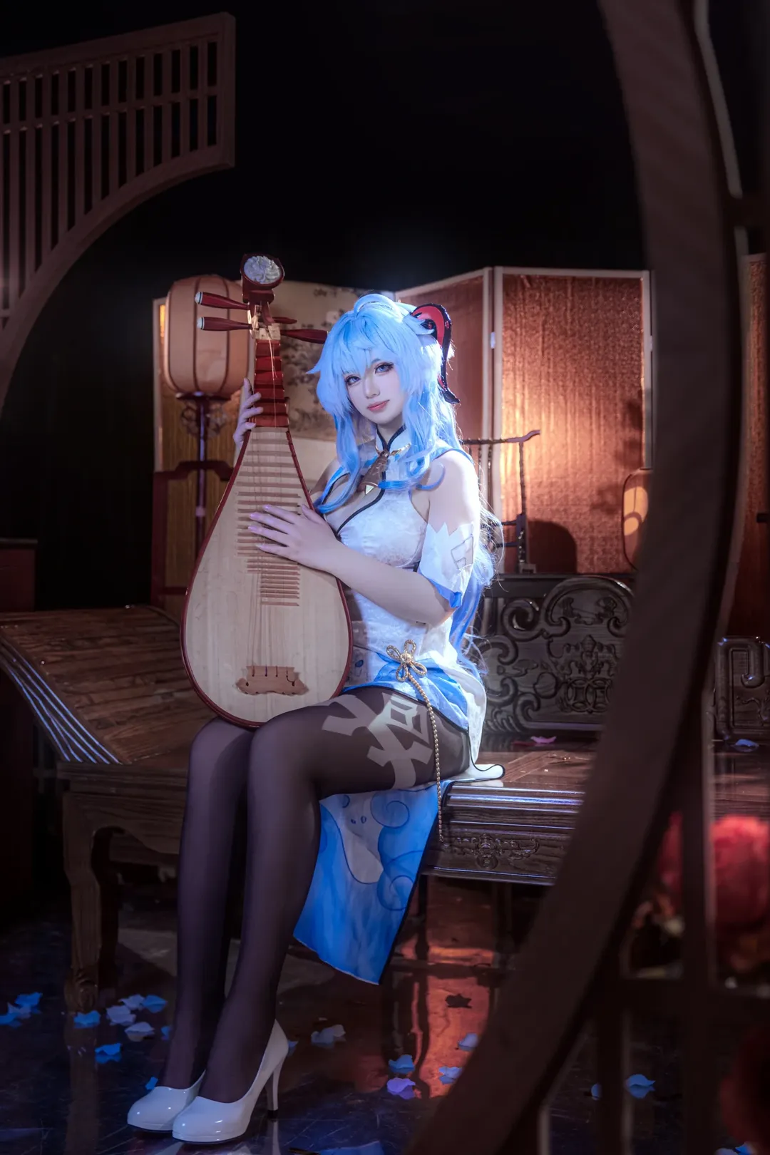Cosplay, 原神, 甘雨cos, 旗袍, 璃月 - 第5张