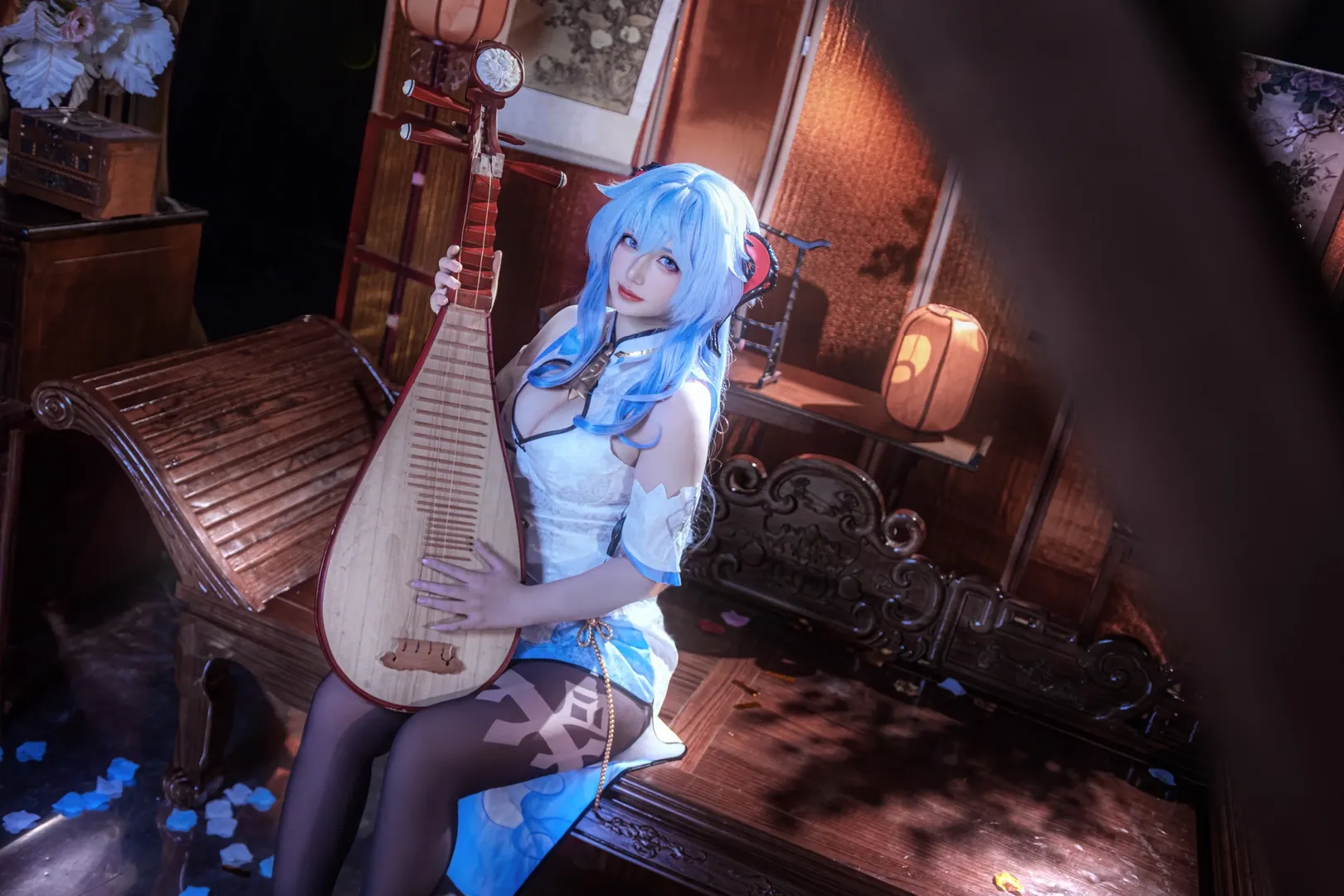 Cosplay, 原神, 甘雨cos, 旗袍, 璃月 - 第6张