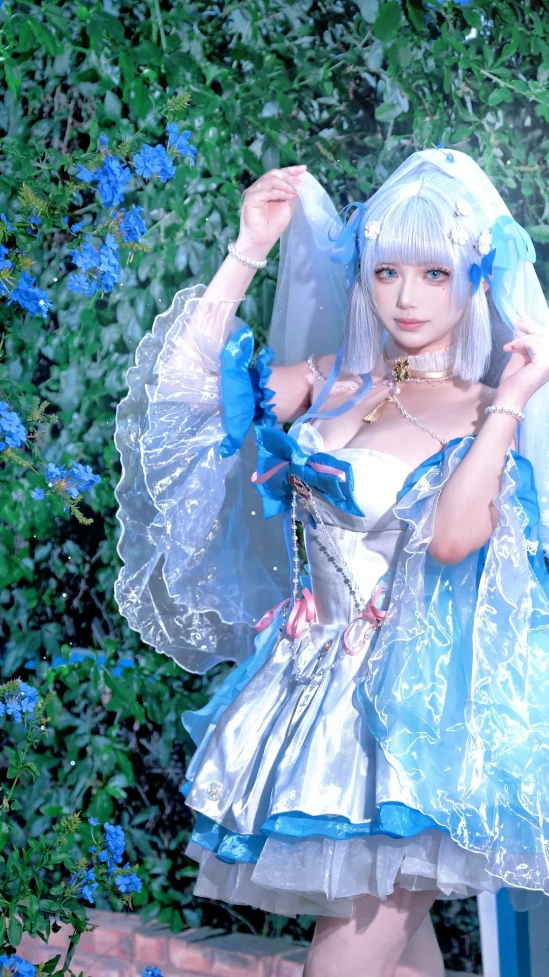 唯美写真, 角色扮演, 原神, 少女感, 神里绫华cos