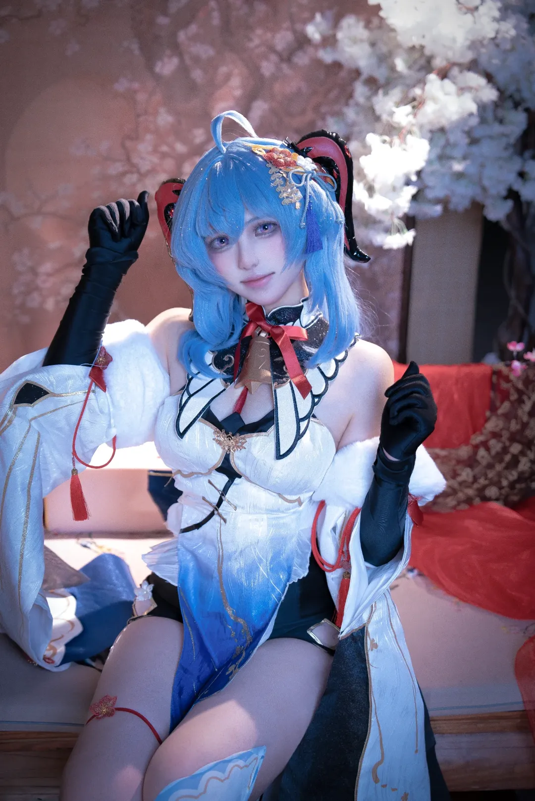 角色扮演, 二次元, 原神, 甘雨cos, cosplay