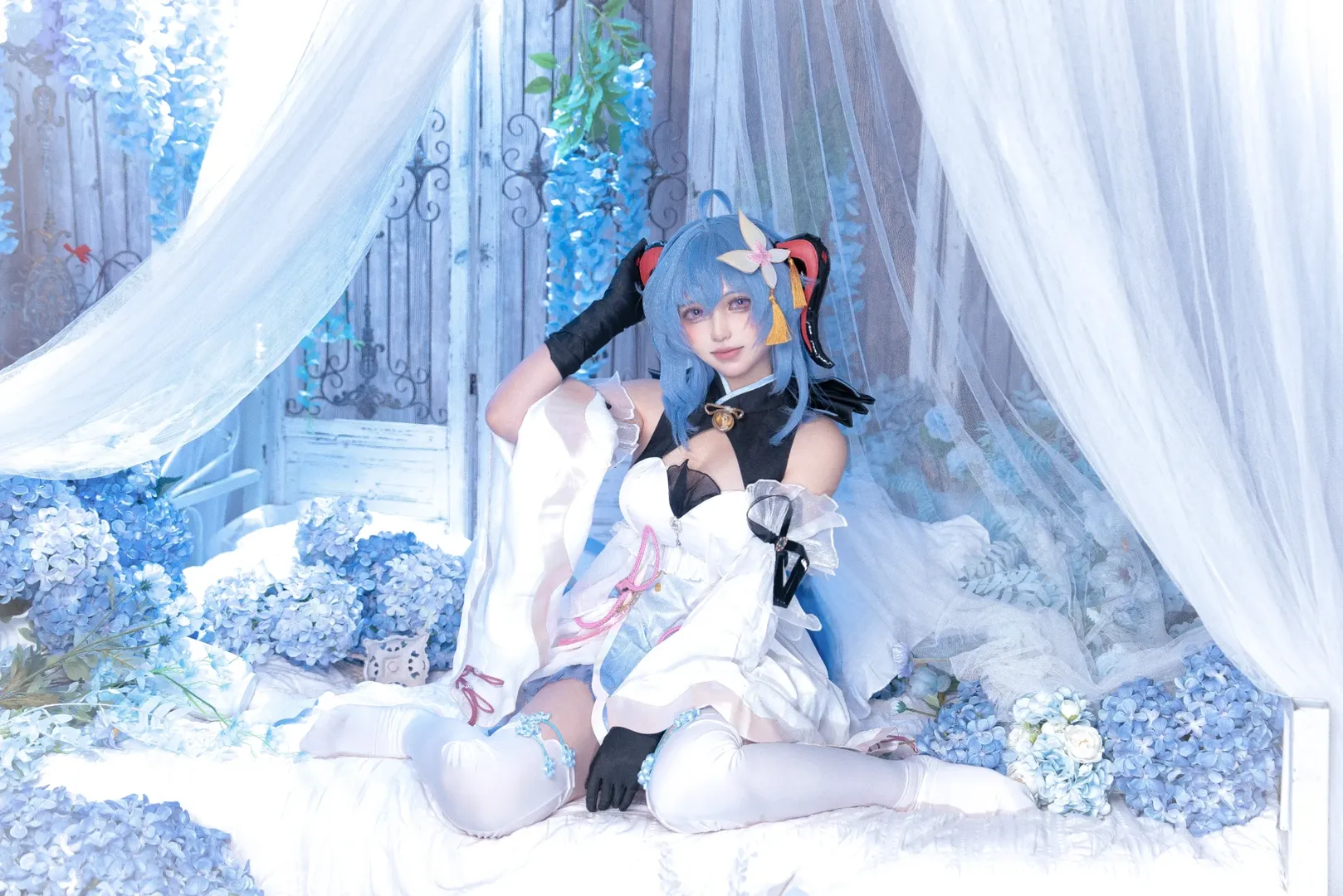 角色扮演, 原神, 甘雨cos, 二次元摄影, 梦幻布景 - 第2张
