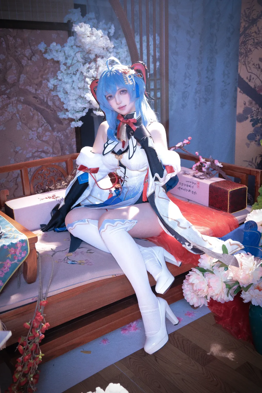 原神, 甘雨cos, 古风摄影, 二次元cosplay, 国风少女