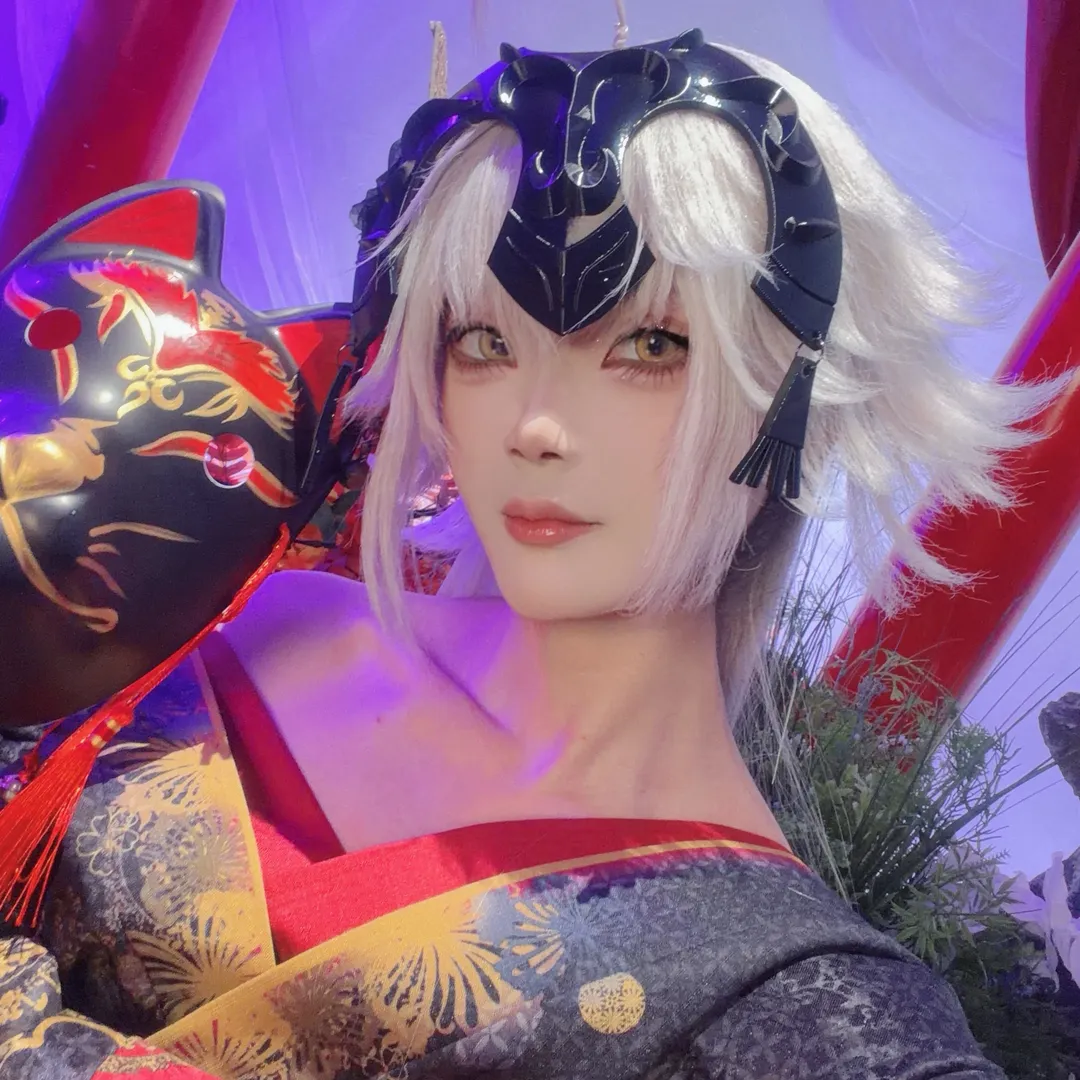 fatecosplay, 和风cosplay, FateGrandOrder, 贞德Altercos, 黑贞cos