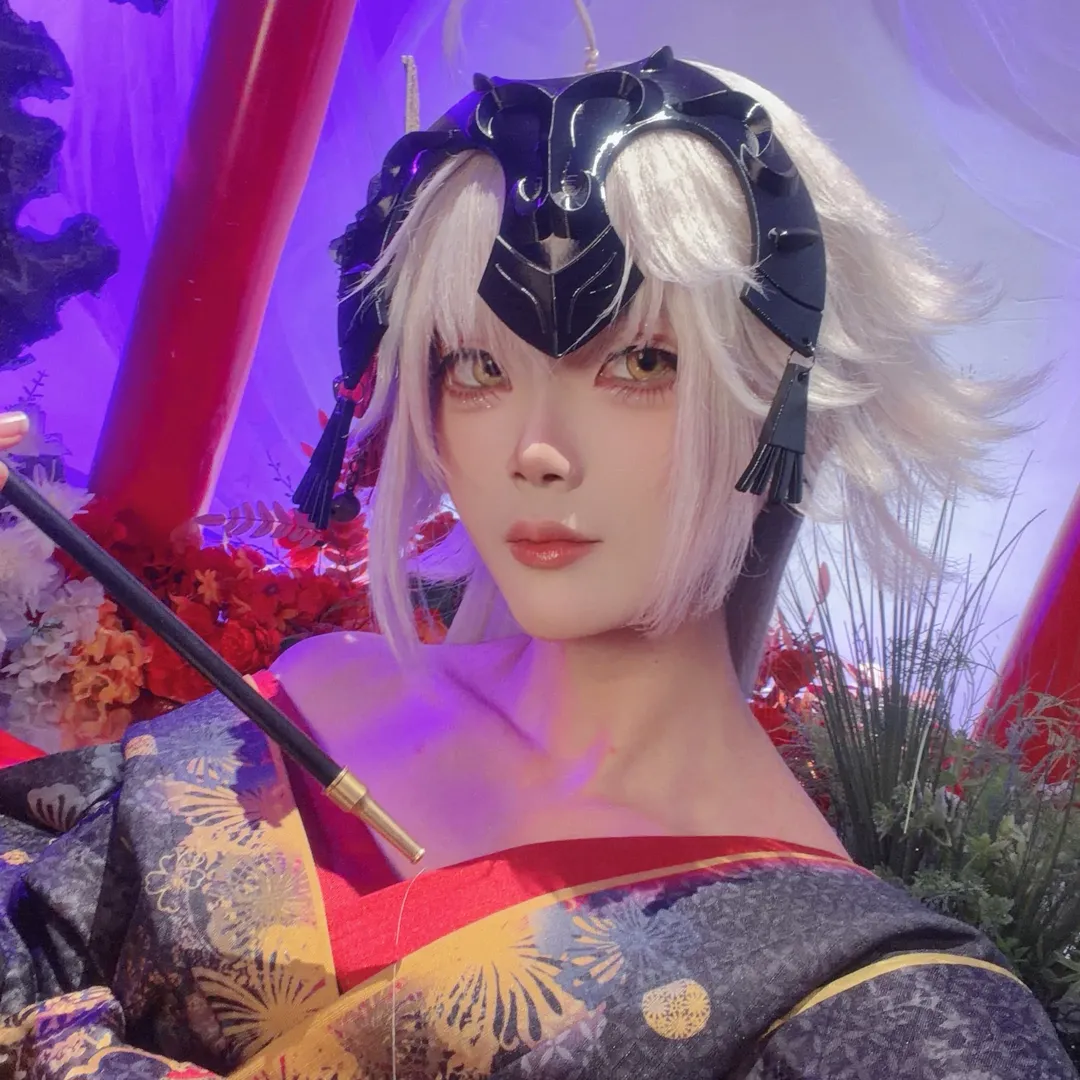 fatecosplay, 和风cosplay, FateGrandOrder, 贞德Altercos, 黑贞cos - 第2张