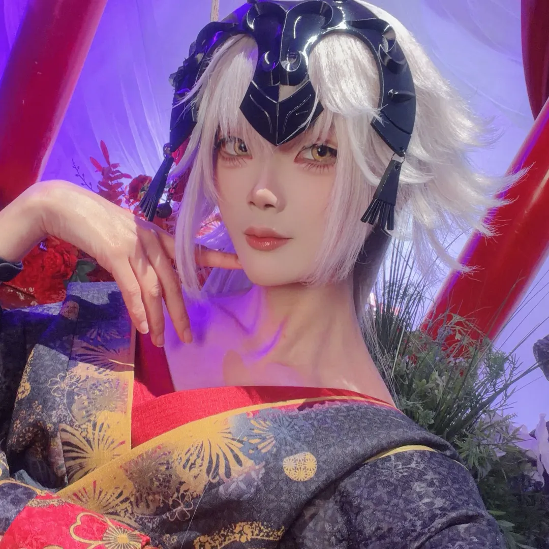 fatecosplay, 和风cosplay, FateGrandOrder, 贞德Altercos, 黑贞cos - 第3张
