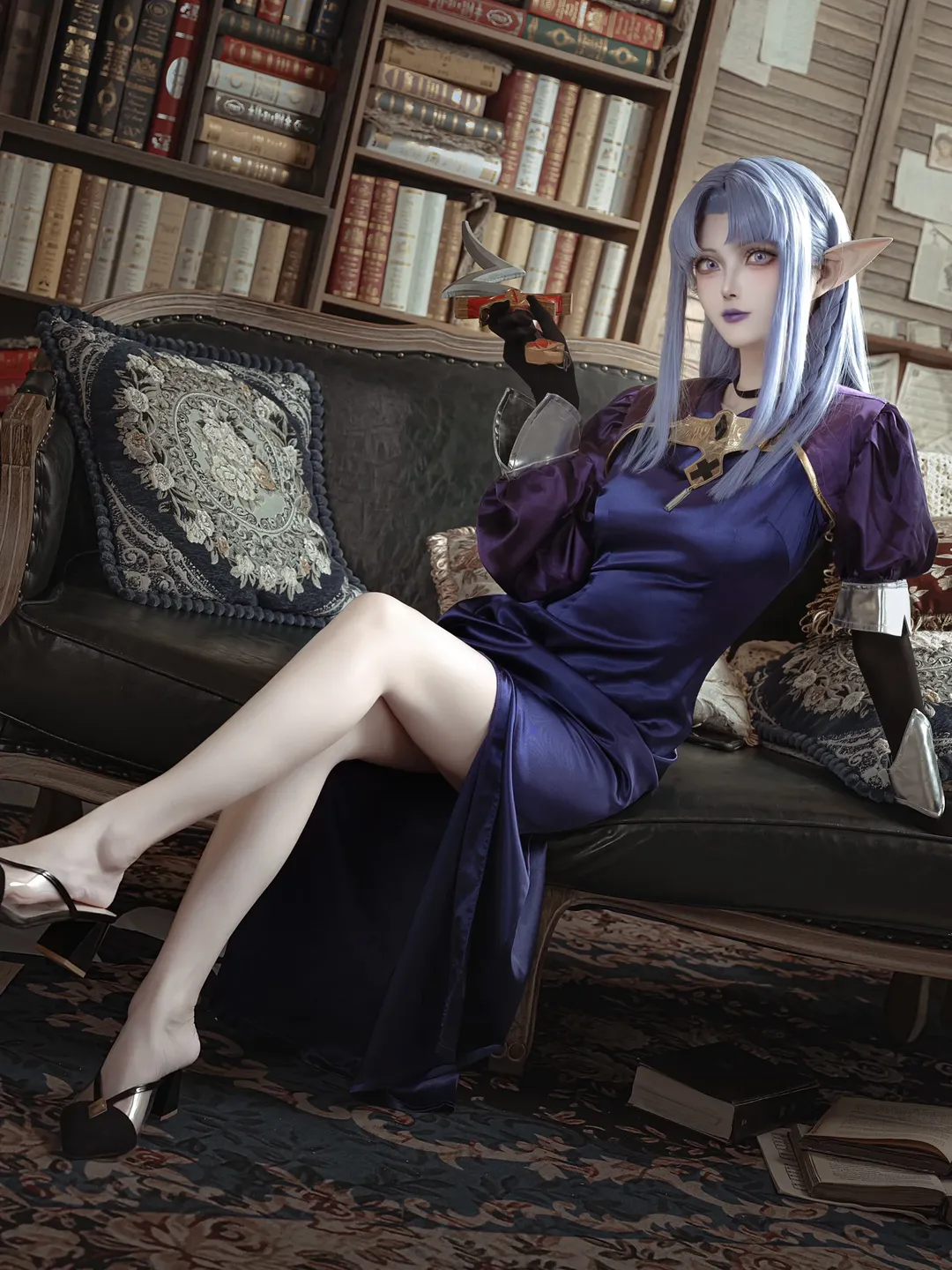 Fate, 魔女cosplay, FateGrandOrder, 美狄亚cos, 复古图书馆cos - 第1张