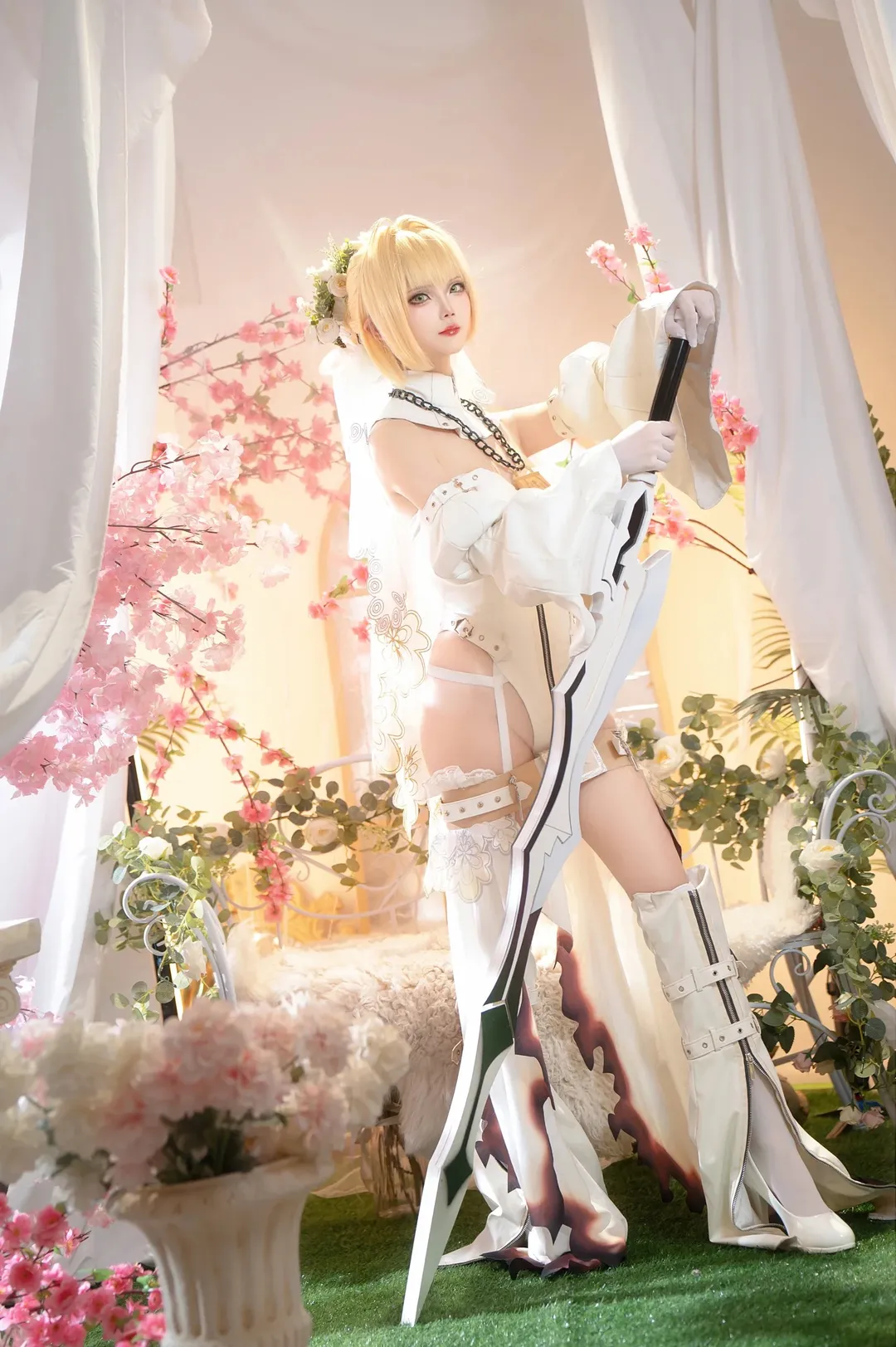 cosplay, 花嫁, Fate系列, fgo, 尼禄cos - 第2张
