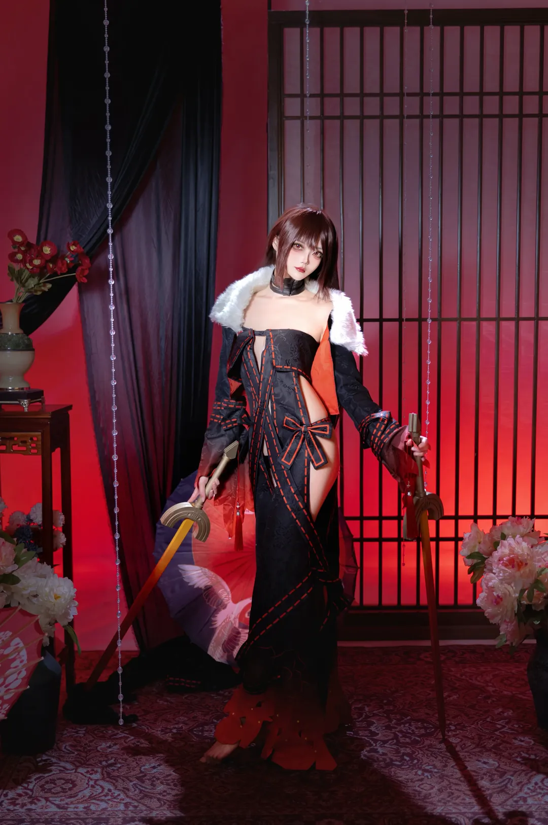 Fate/Grand Order, 和風攝影, 二次元cosplay, 氛圍感大片, 虞美人cos