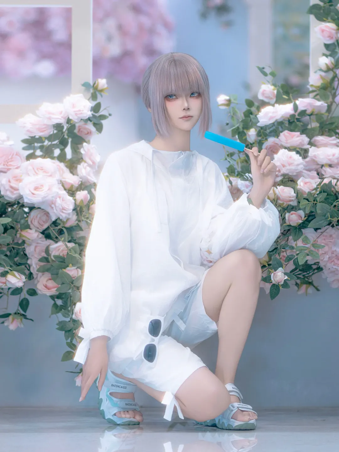 Convention photo, Fate/Grand Order, Summer cosplay, Oberon cosplay, FGO Fes