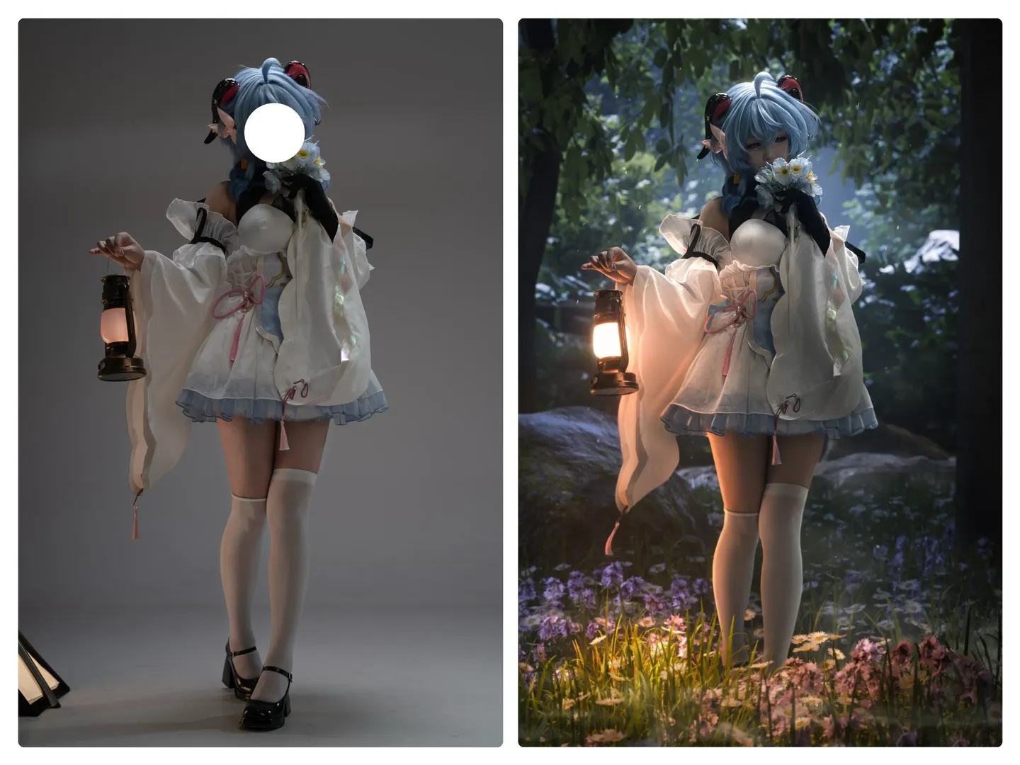 原神, 甘雨cos, 氛围感, 森林, 魔女 - 第2张