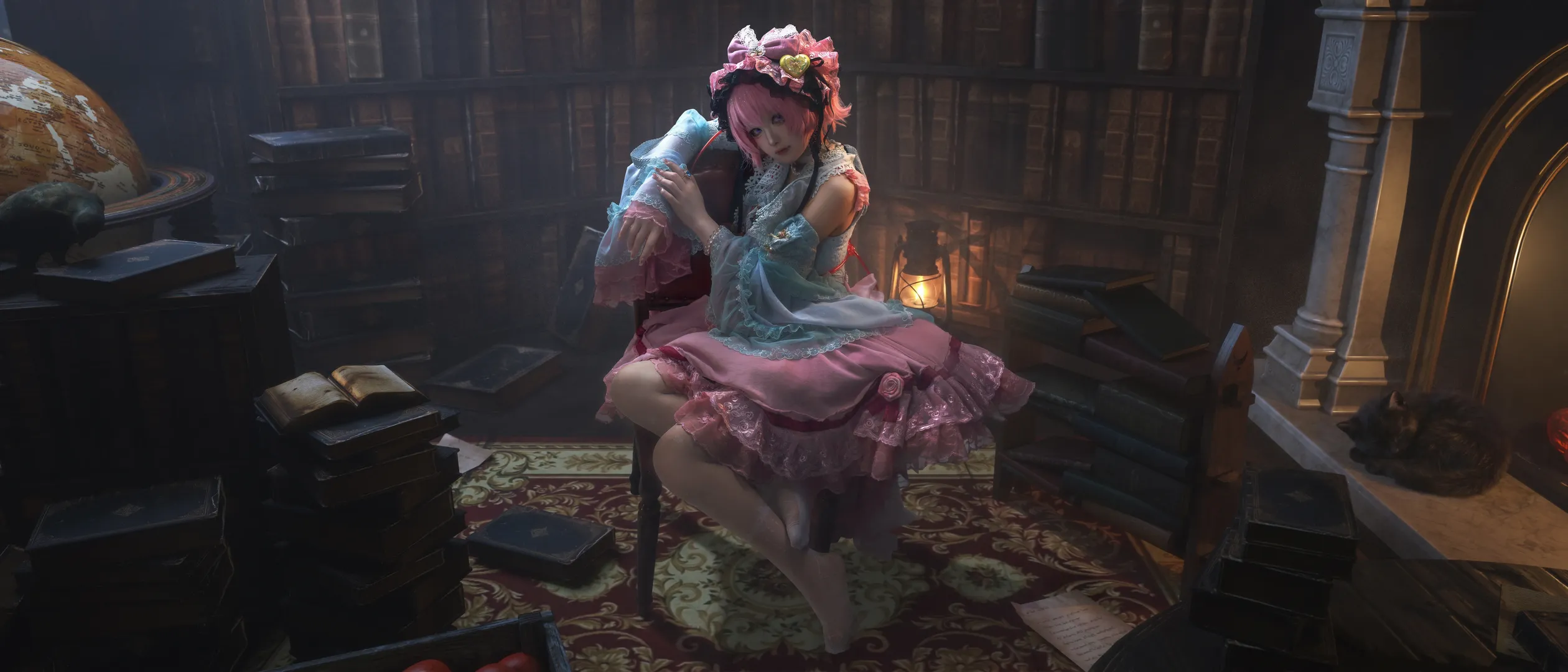 美的ポートレート, キャラクター再現, 雰囲気, 東方Project, 古明地さとり コスプレ - 2枚目