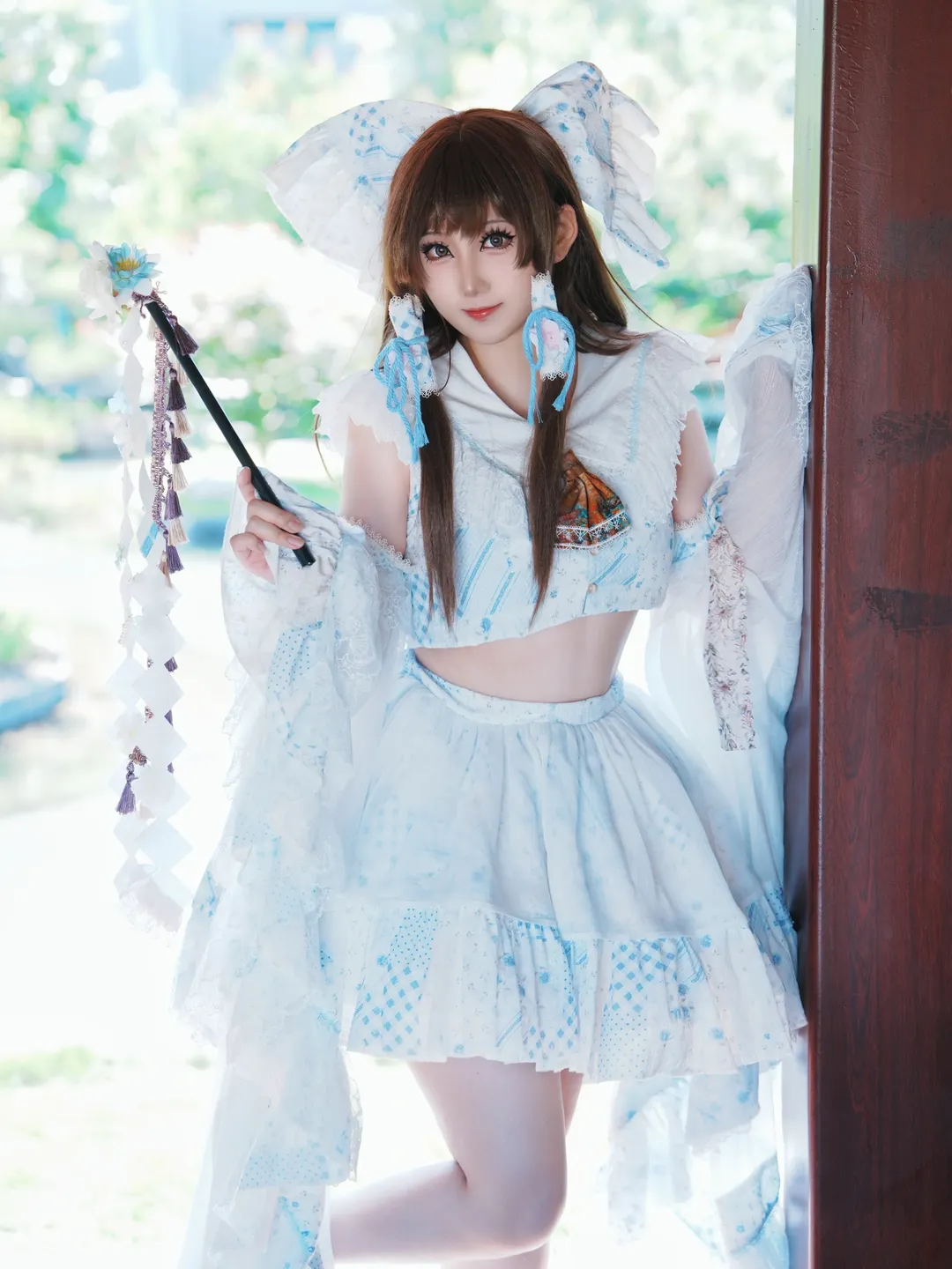 角色还原, cosplay, 博丽灵梦cos, 东方, 清冷风格
