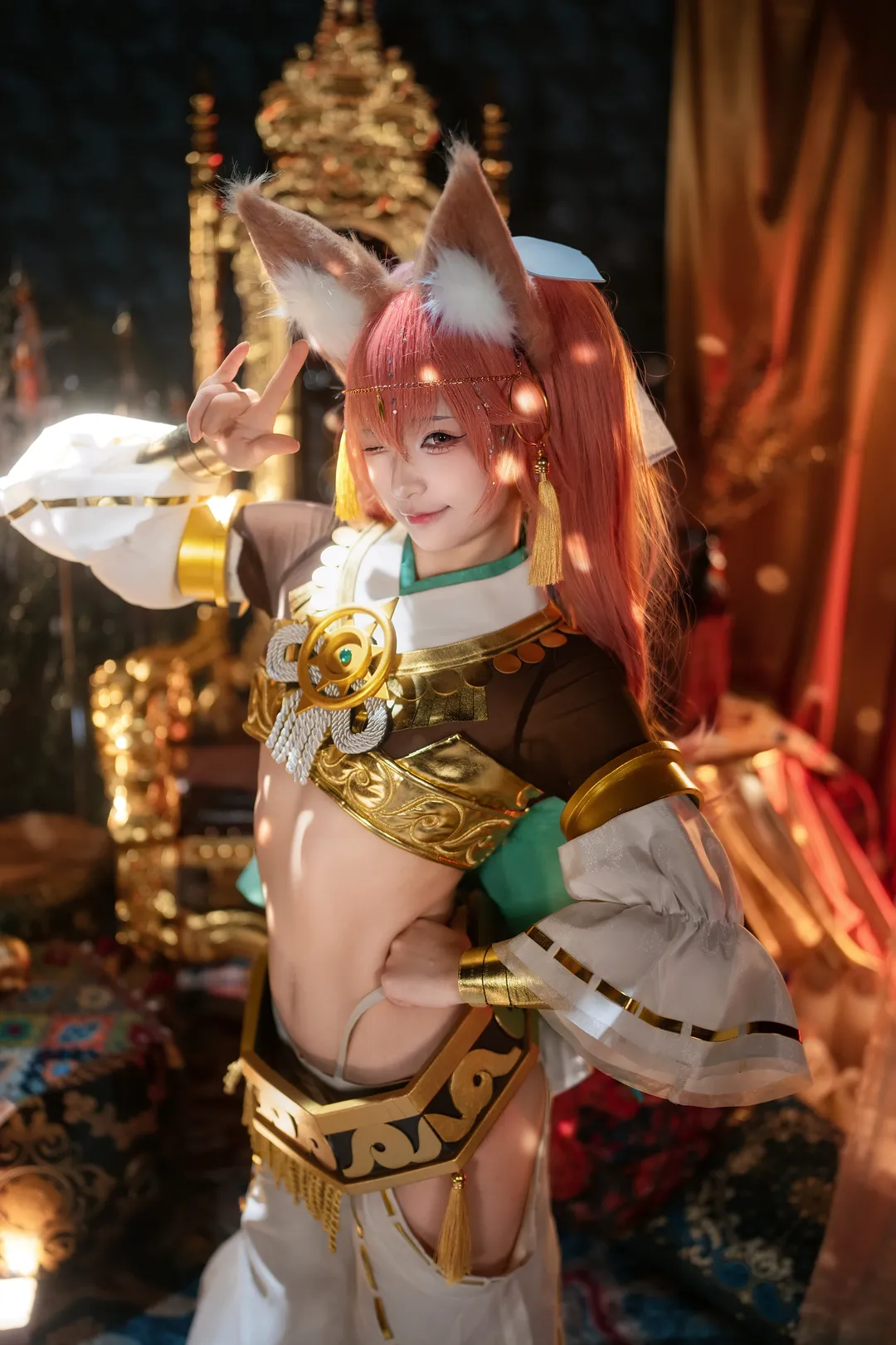 氛围感摄影, 富士直出, 狐狸美少女, 华丽服装, 二次元Cosplay - 第4张