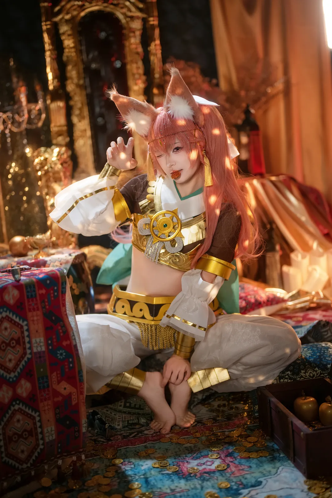 氛围感, 富士直出, 二次元cosplay, 复古风, 狐狸造型