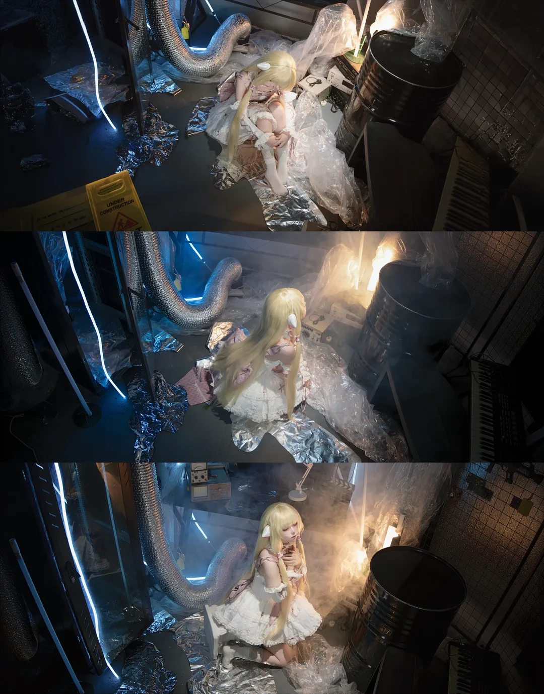 氛围感, cosplay, 赛博朋克, 小叽cos, 人形电脑天使心 - 第1张